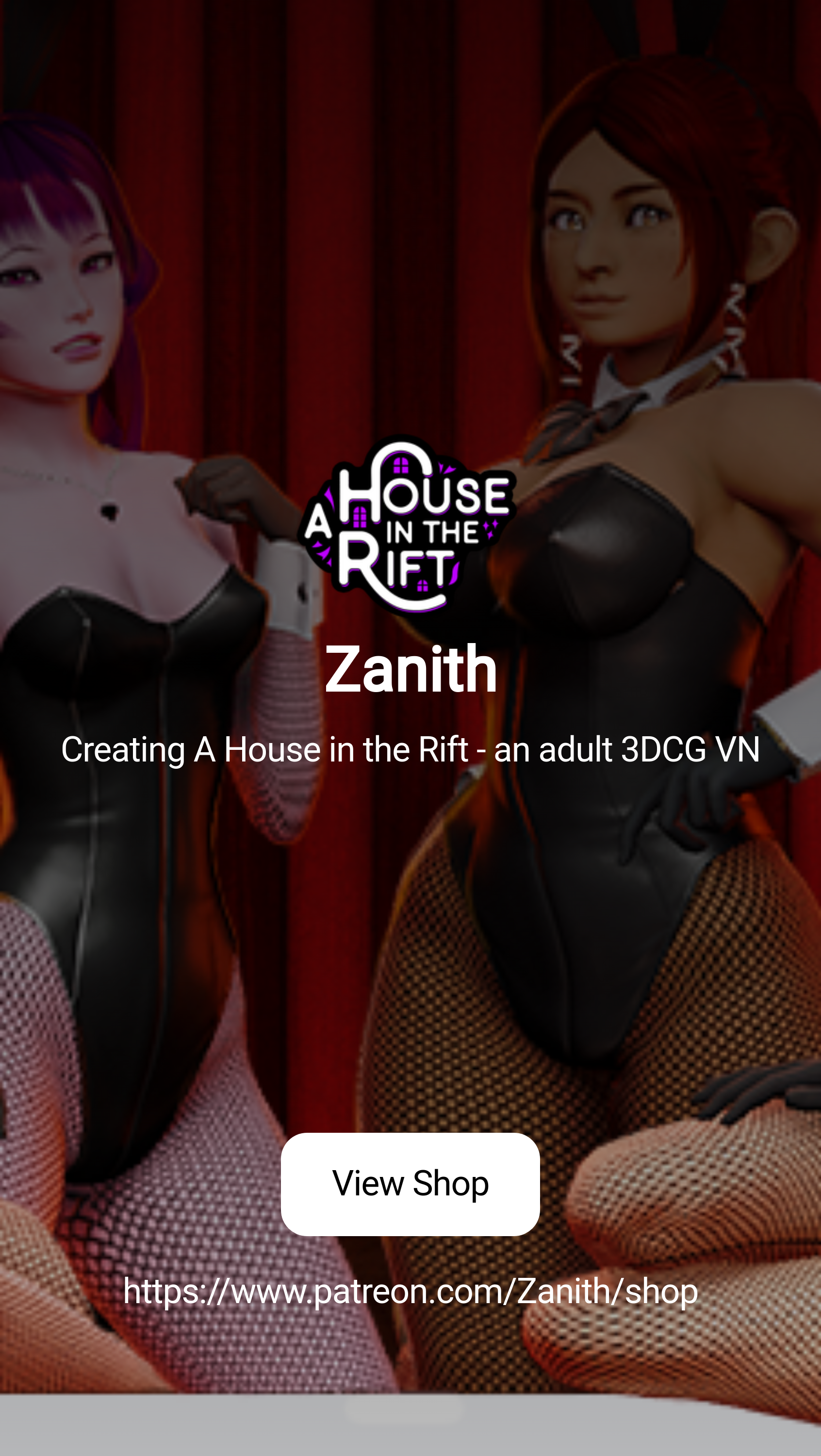 Zanith | Creating A House in the Rift - an adult 3DCG VN | Patreon