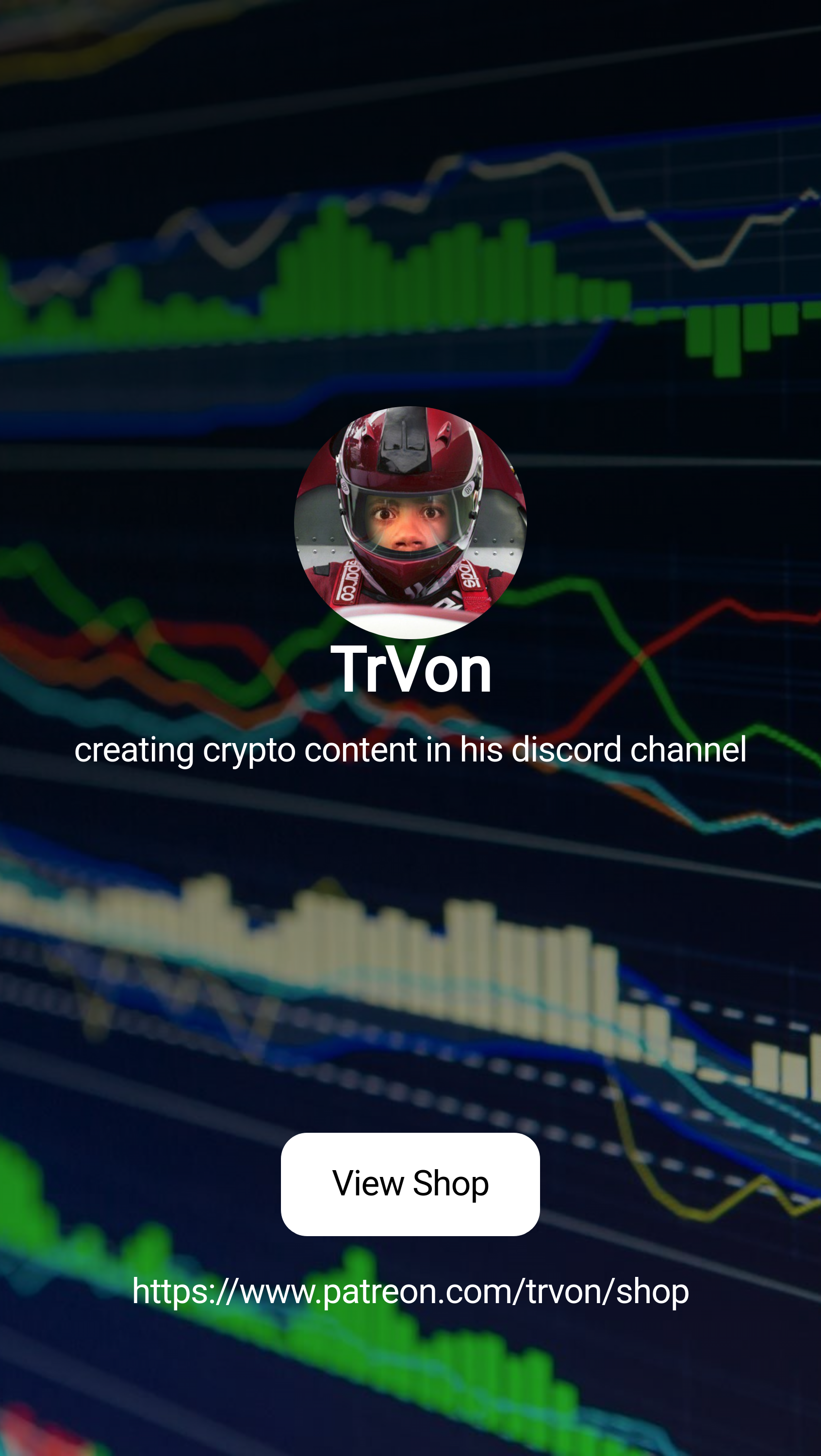 TrVon | creating crypto content in his discord channel | Patreon