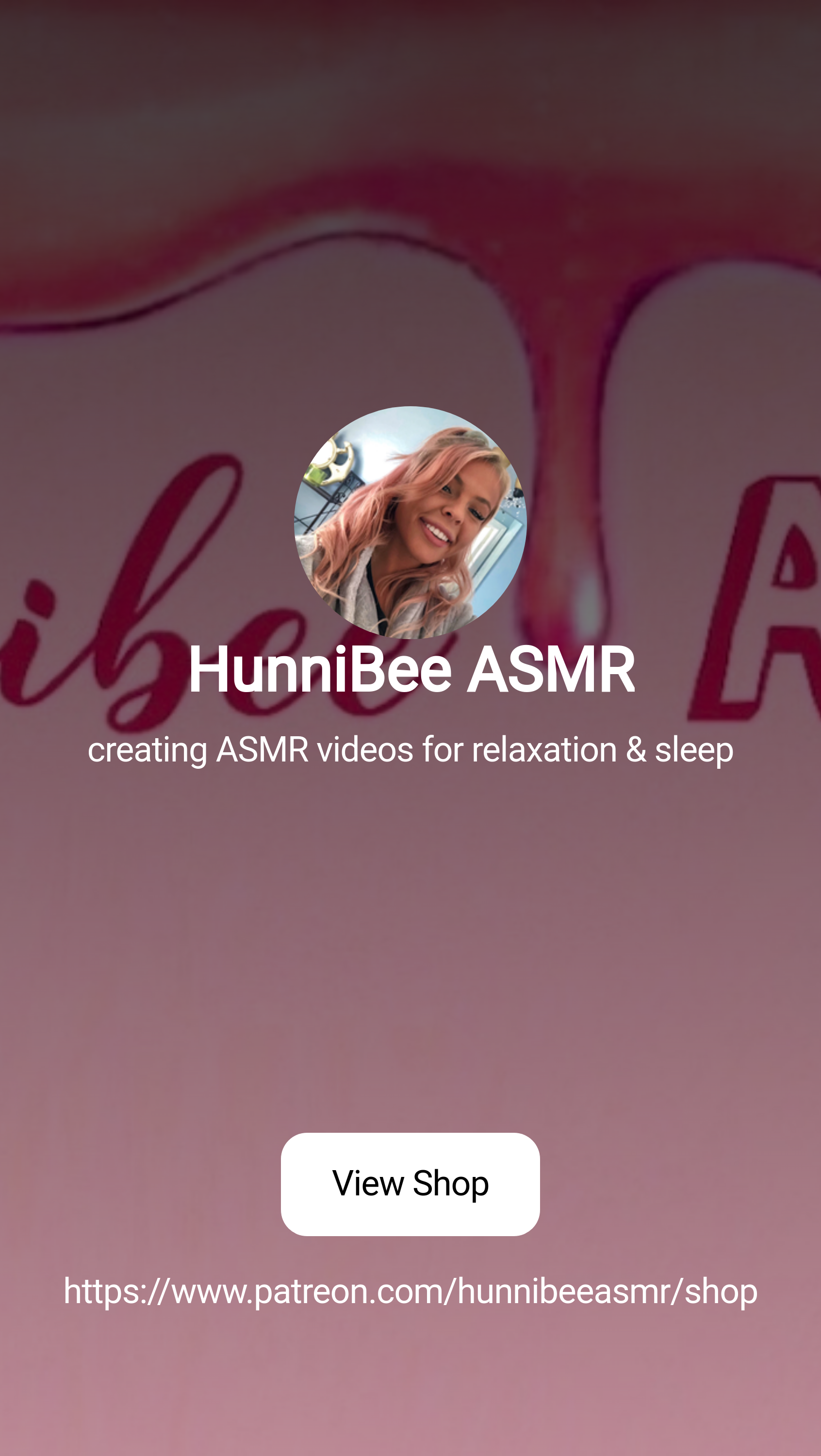 HunniBee ASMR | creating ASMR videos for relaxation & sleep | Patreon