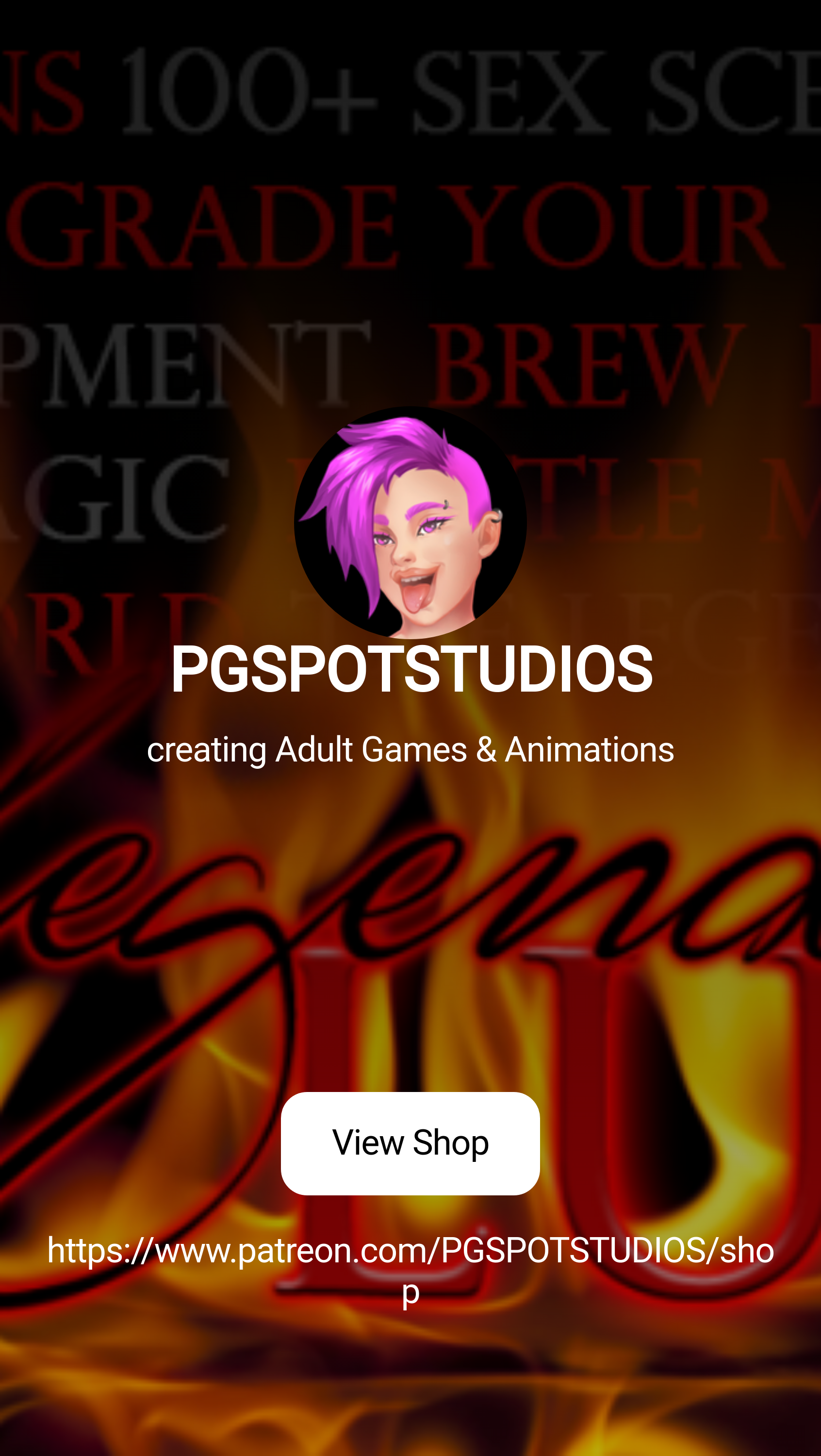 PGSPOTSTUDIOS | creating Adult Games & Animations | Patreon