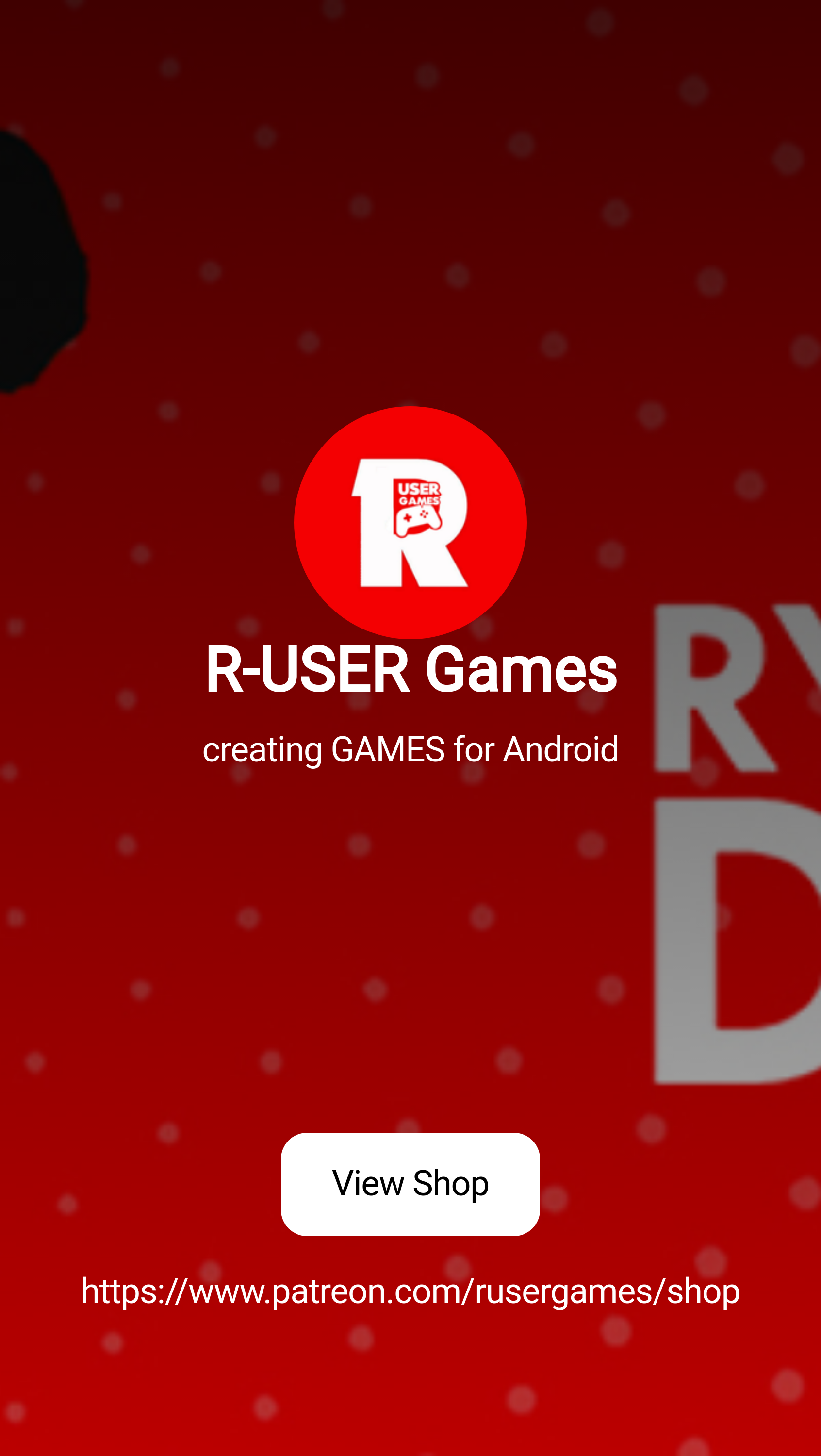 R-USER Games | creating GAMES for Android | Patreon