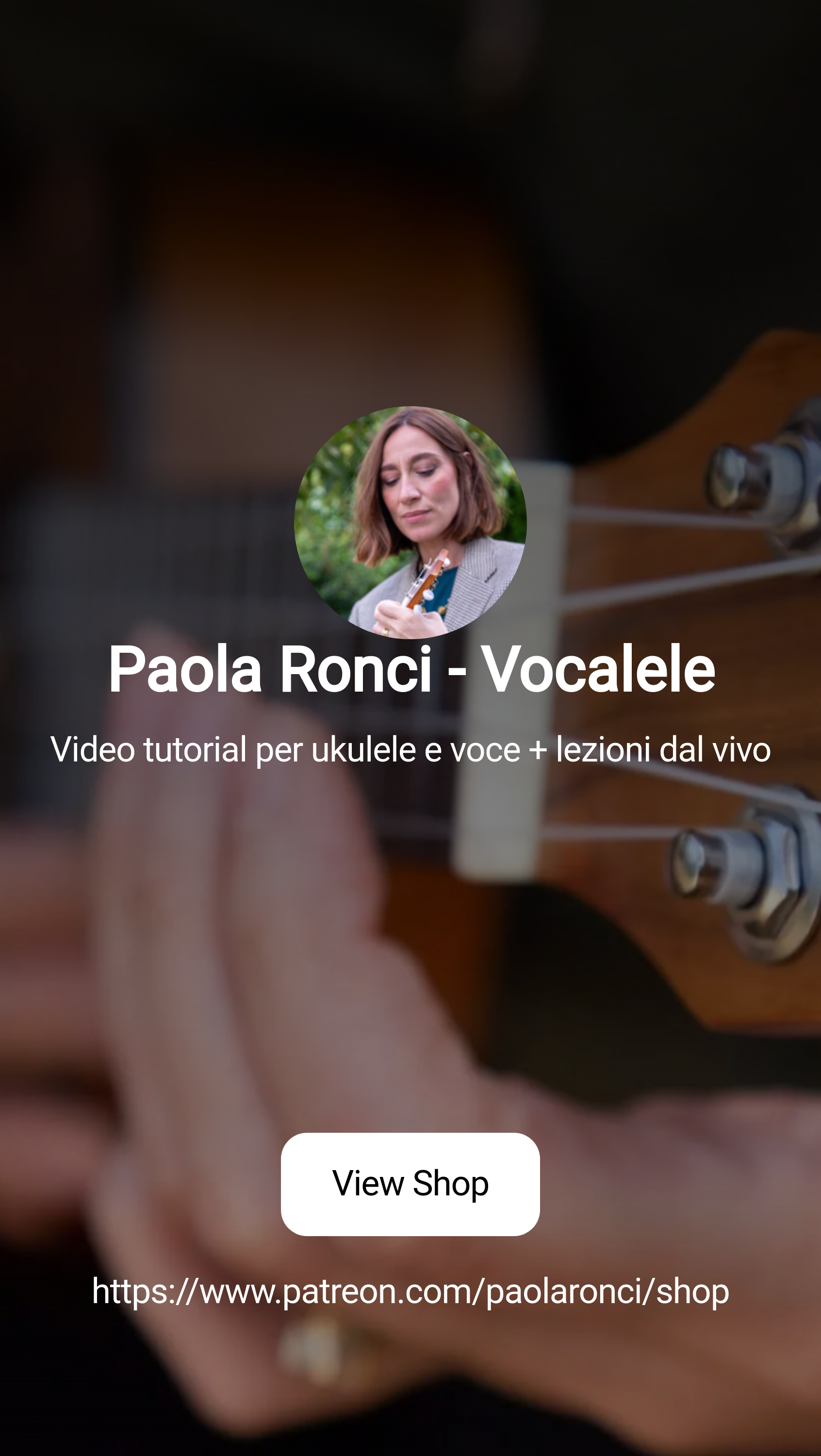 Paola Ronci - Vocalele | Video tutorial per ukulele e voce + lezioni dal  vivo | Patreon