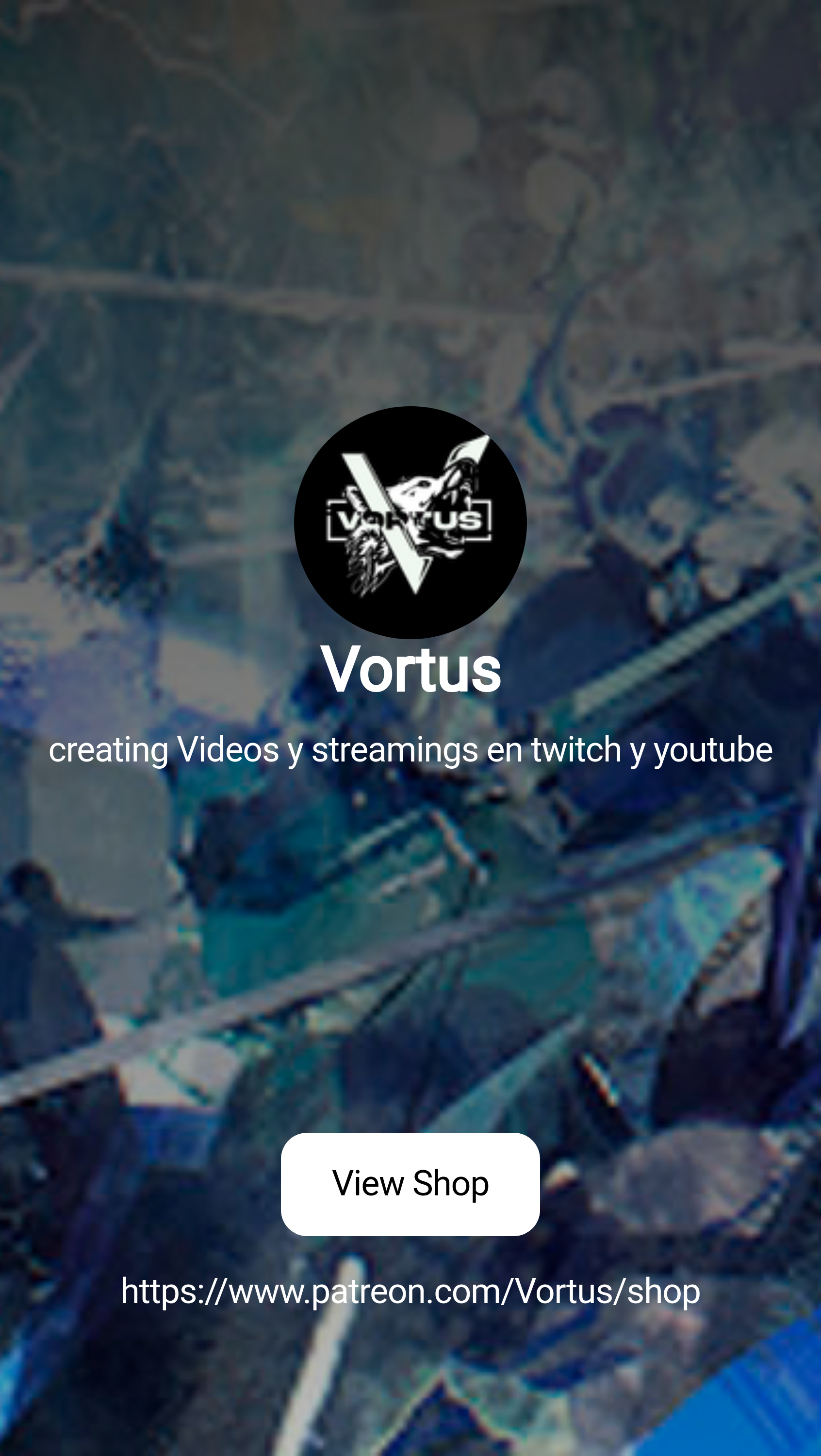 Vortus | creating Videos y streamings en twitch y youtube | Patreon