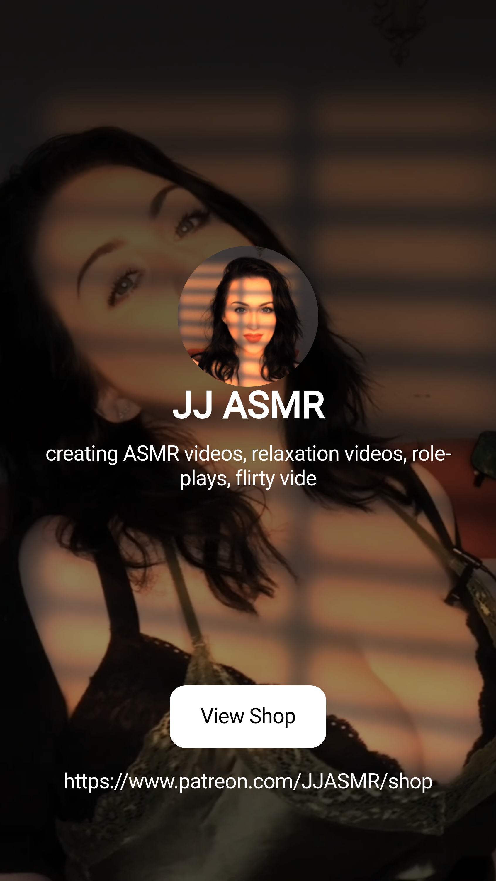 JJ ASMR | creating ASMR videos, relaxation videos, role-plays, flirty vide  | Patreon