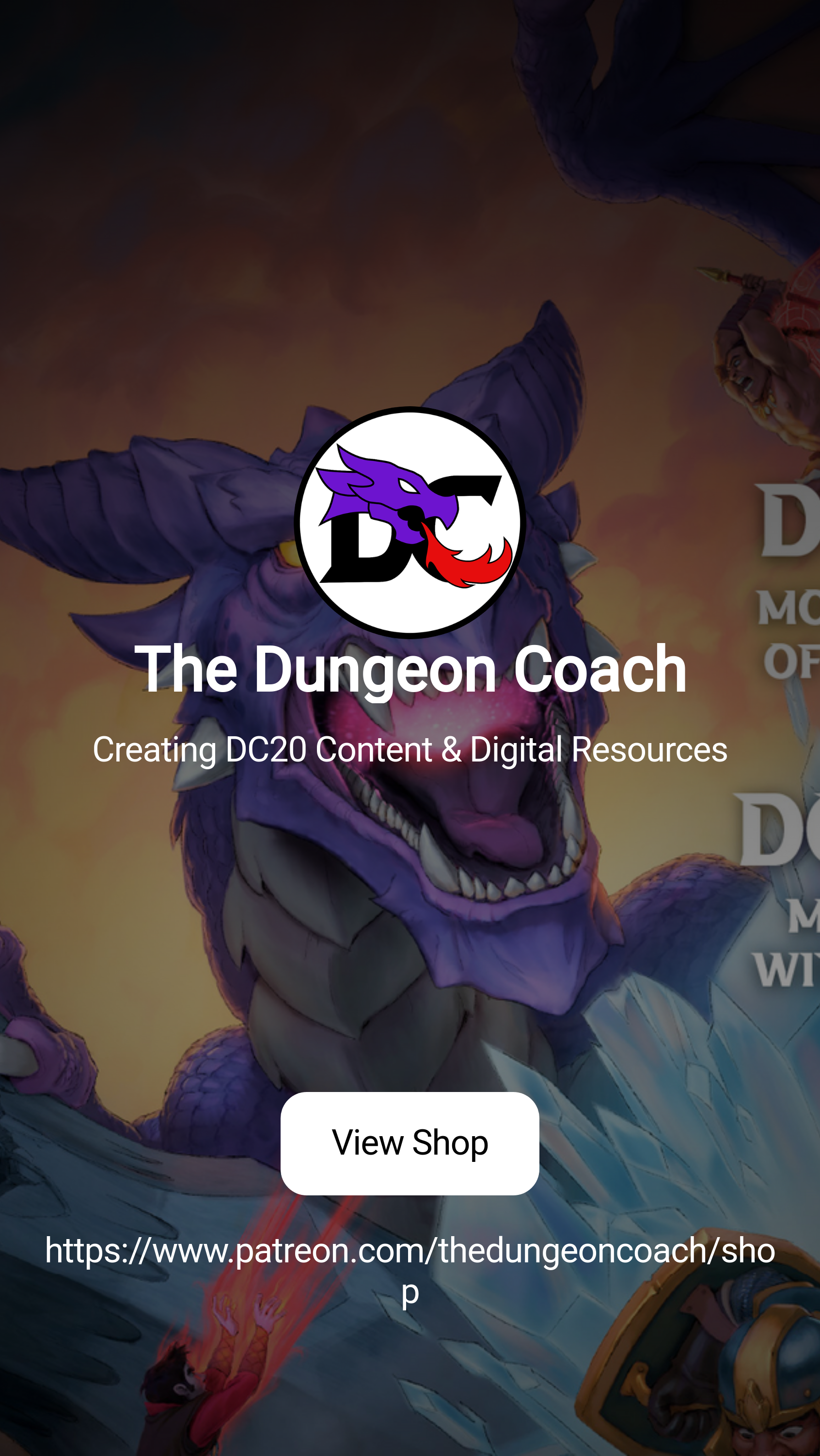 The Dungeon Coach | Creating DC20 Content & Digital Resources | Patreon