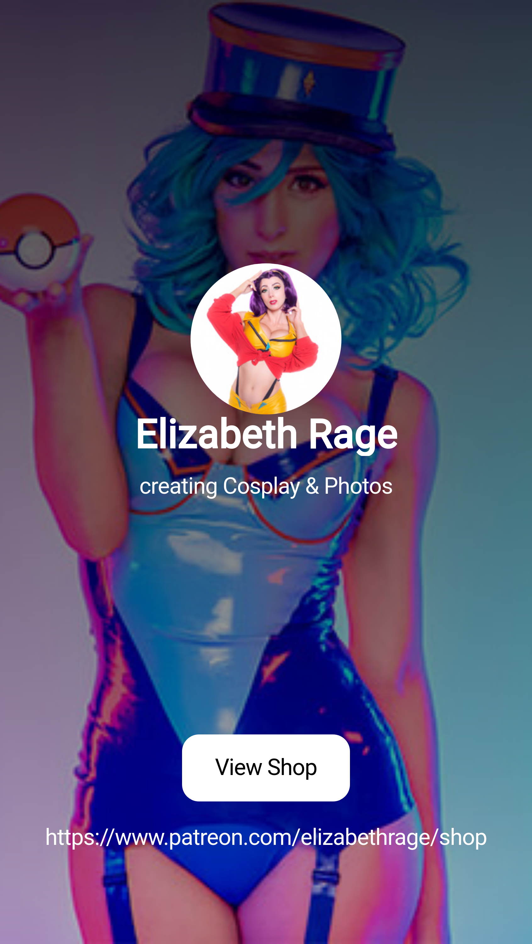 Elizabeth Rage | creating Cosplay & Photos | Patreon
