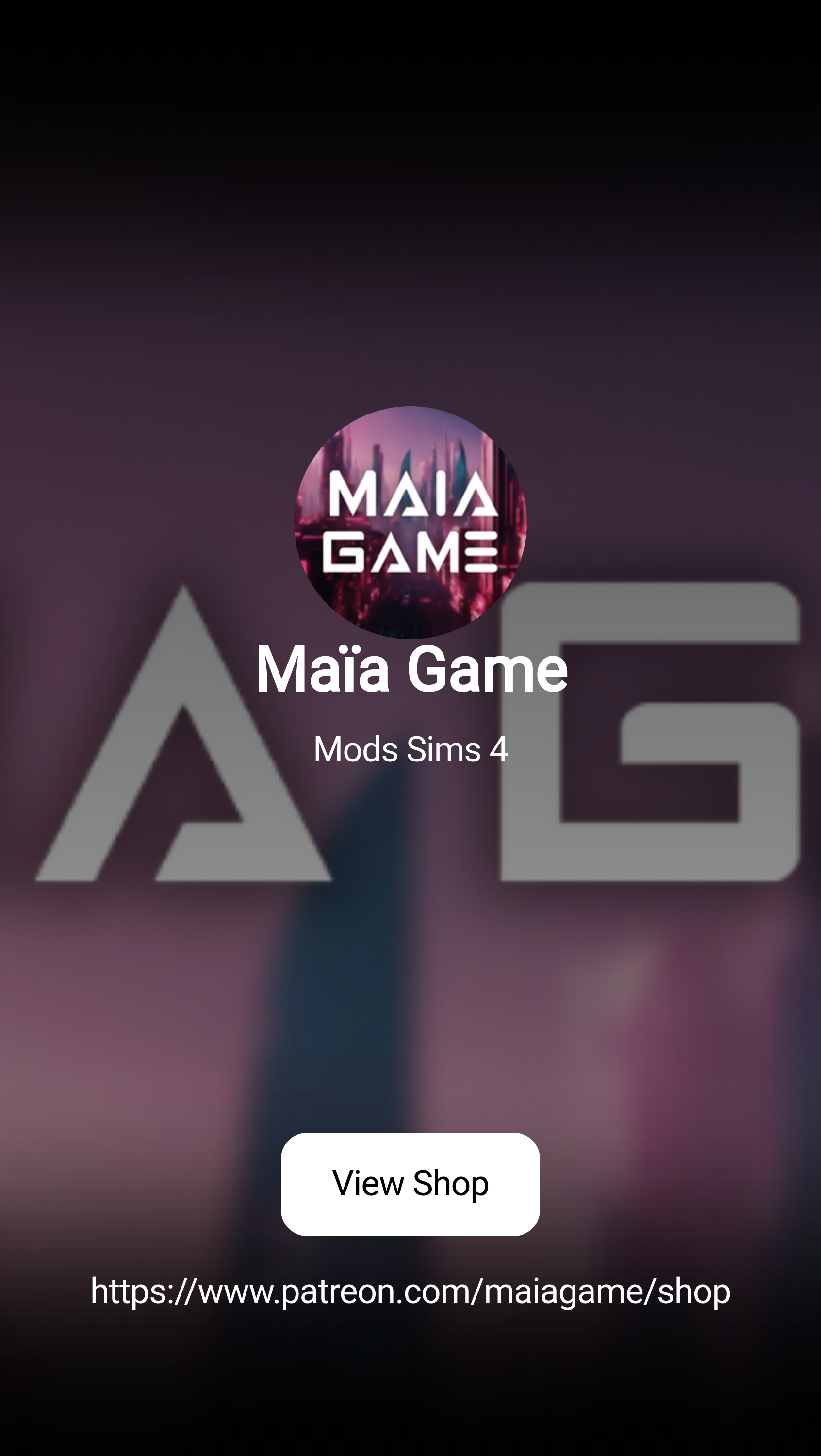 Maïa Game | Mods Sims 4 | Patreon