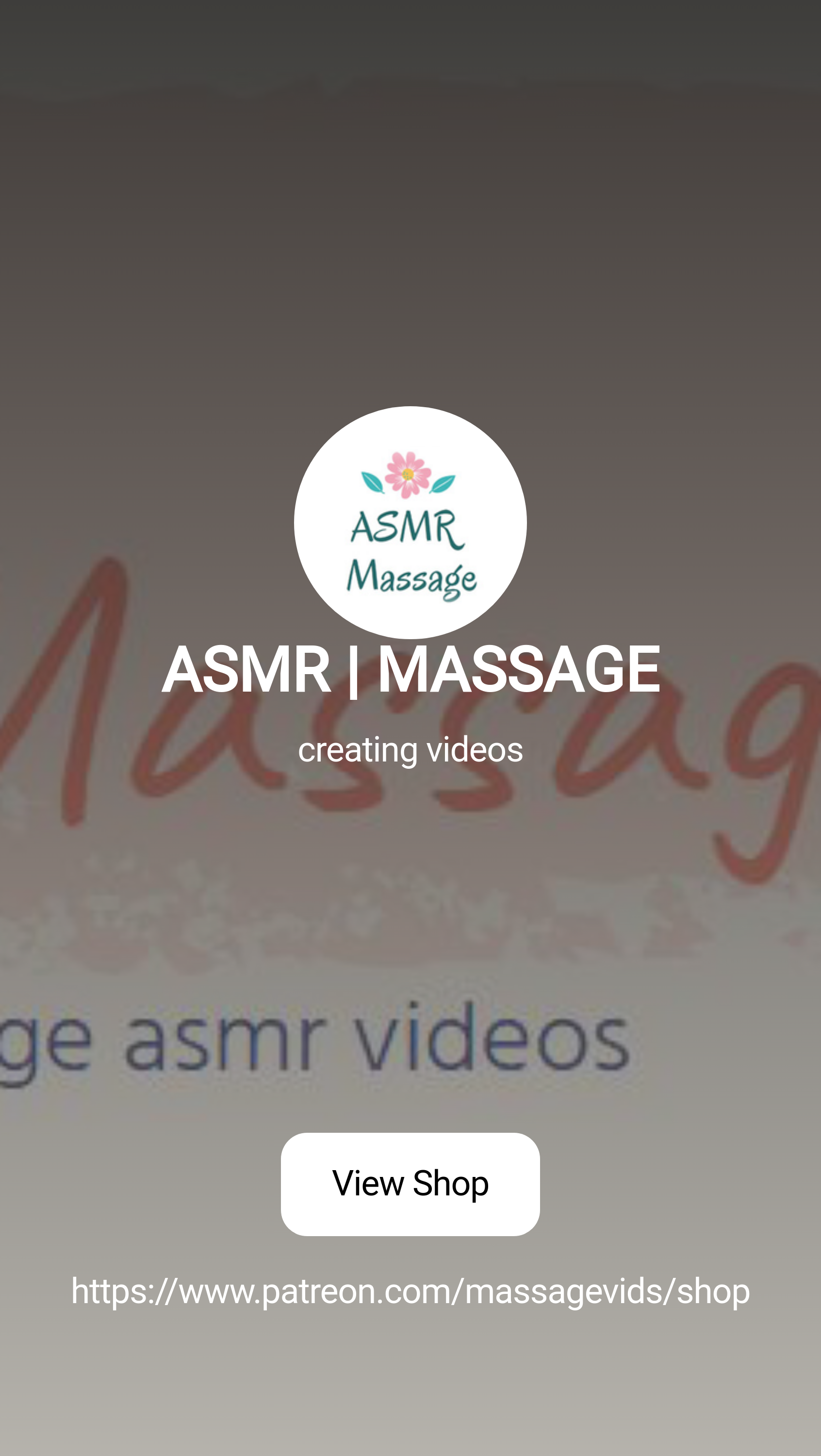 ASMR | MASSAGE | creating videos | Patreon