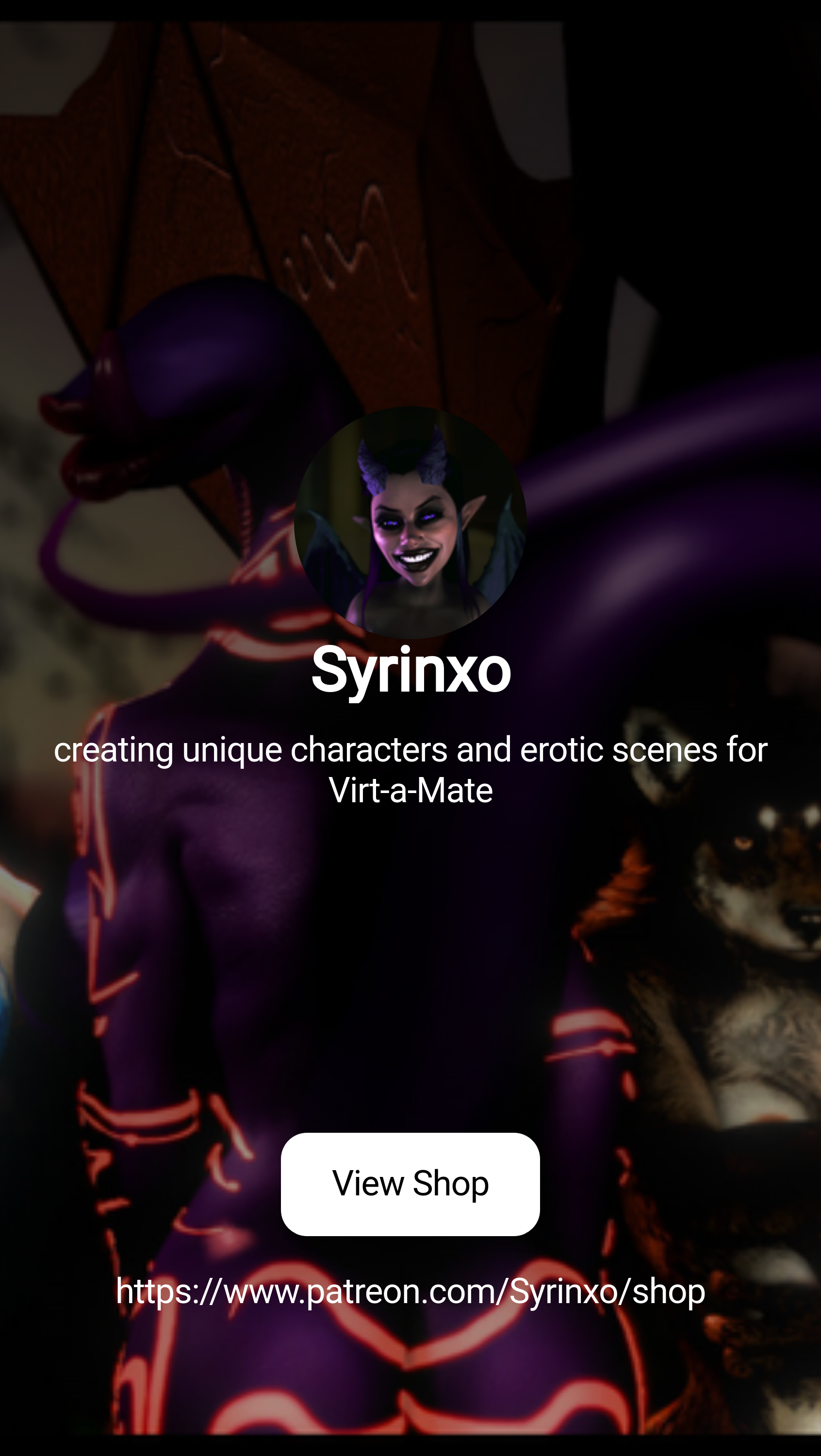 Syrinxo | creating unique characters and erotic scenes for Virt-a-Mate |  Patreon