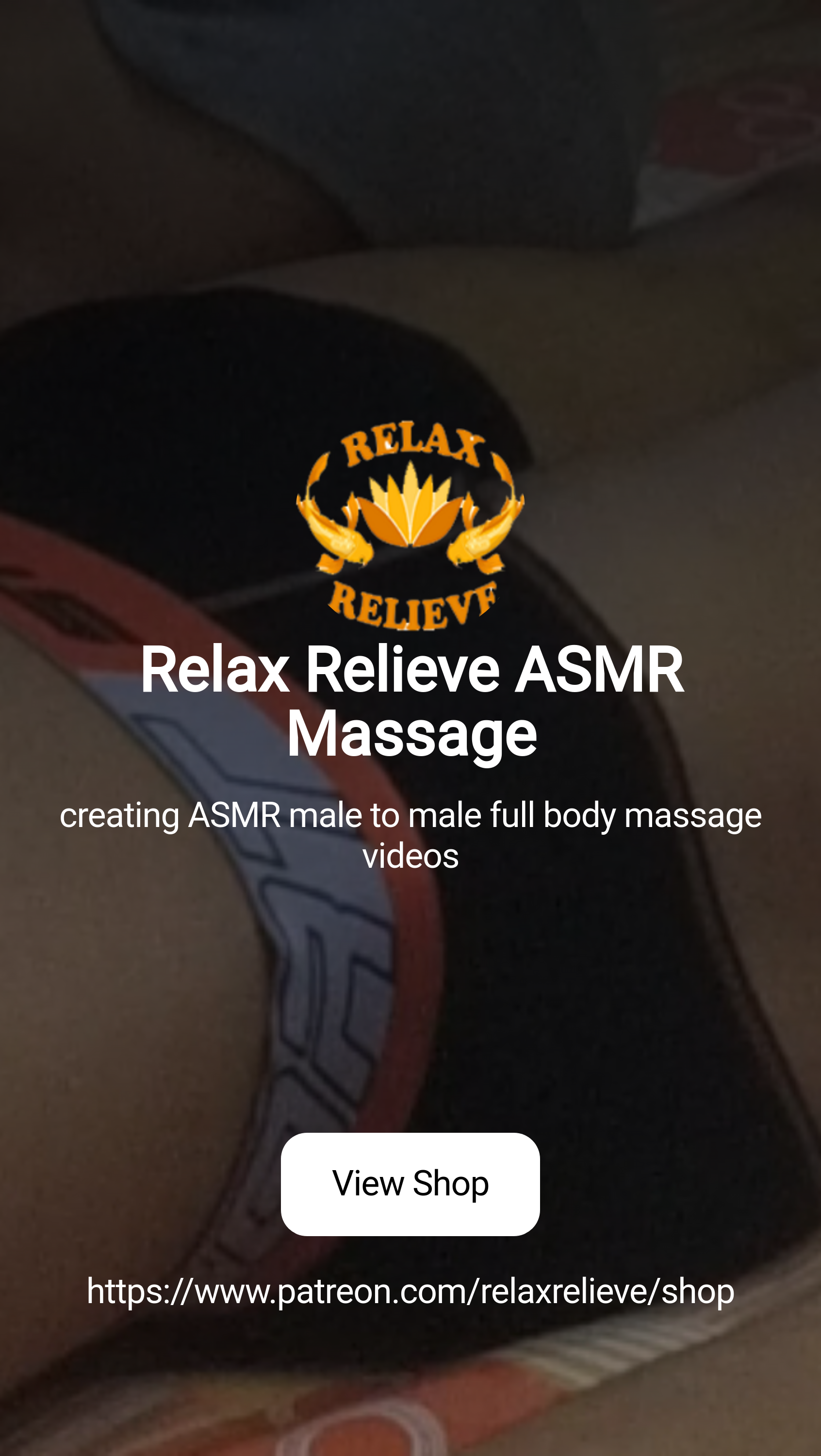 Relax Relieve ASMR Massage | creating ASMR male to male full body massage  videos | Patreon