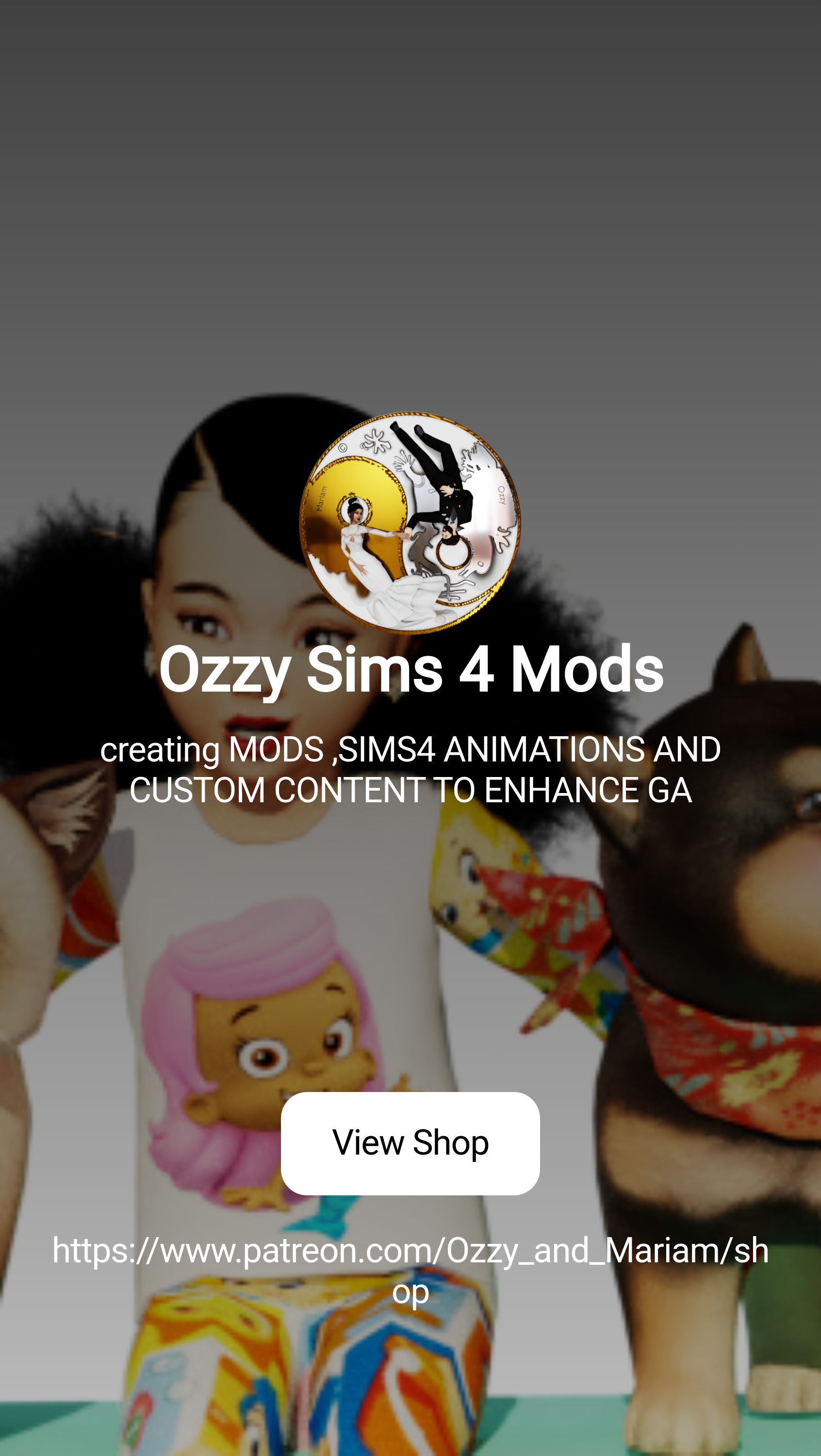 Ozzy Sims 4 Mods | creating MODS ,SIMS4 ANIMATIONS AND CUSTOM CONTENT TO  ENHANCE GA | Patreon