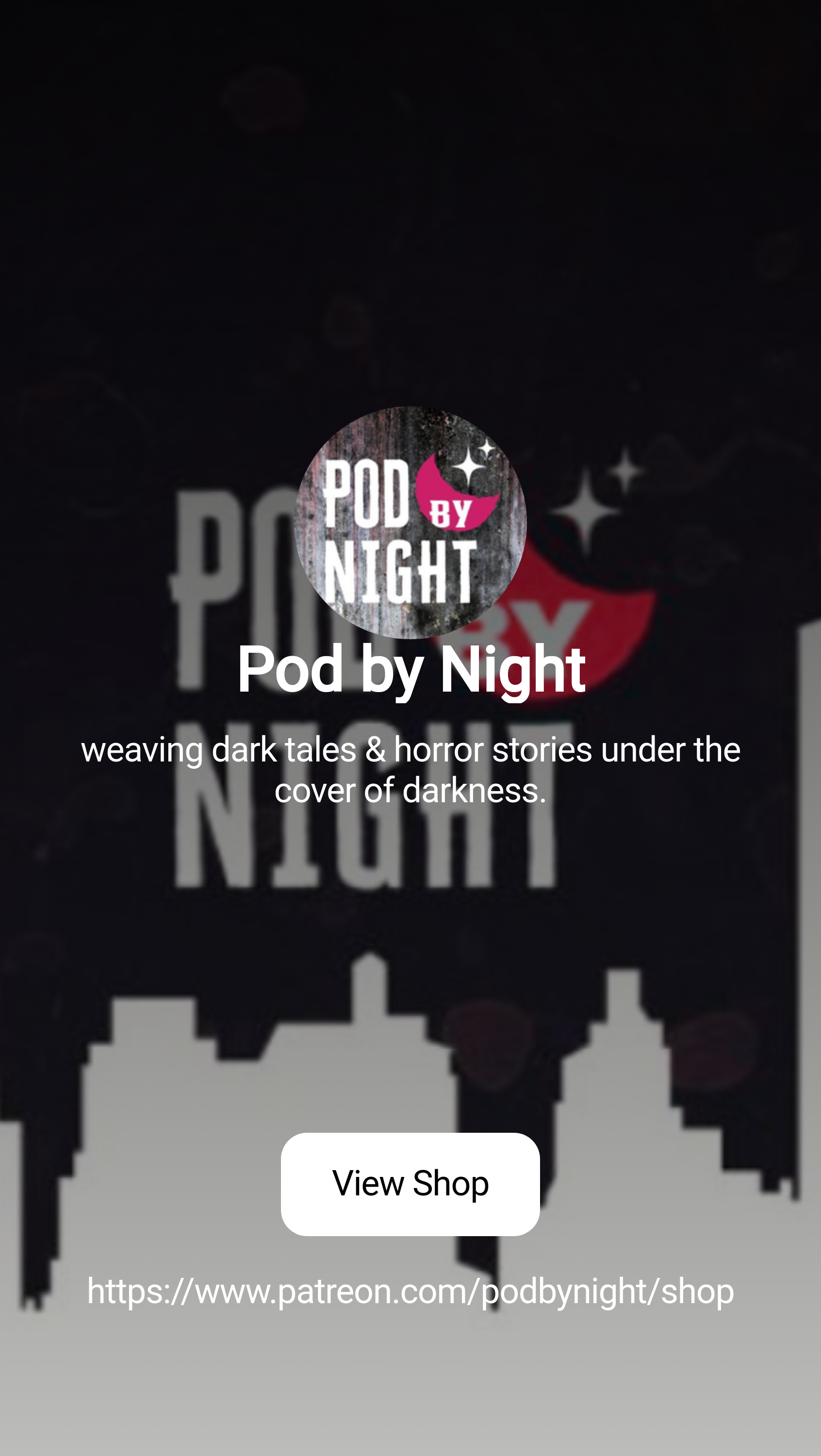 Pod by Night | weaving dark tales & horror stories under the cover of  darkness. | Patreon