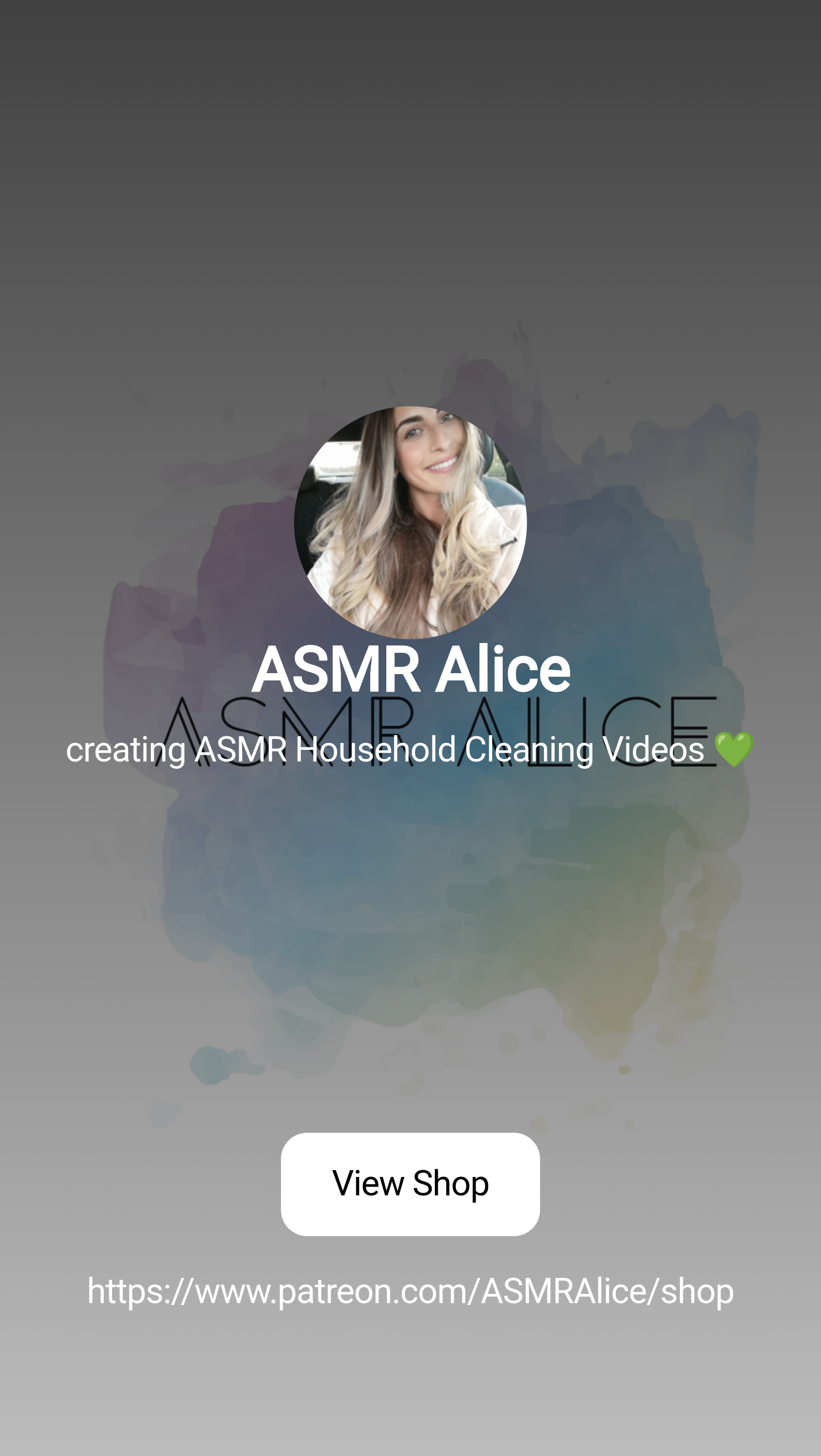 ASMR Alice | creating ASMR Household Cleaning Videos 💚 | Patreon