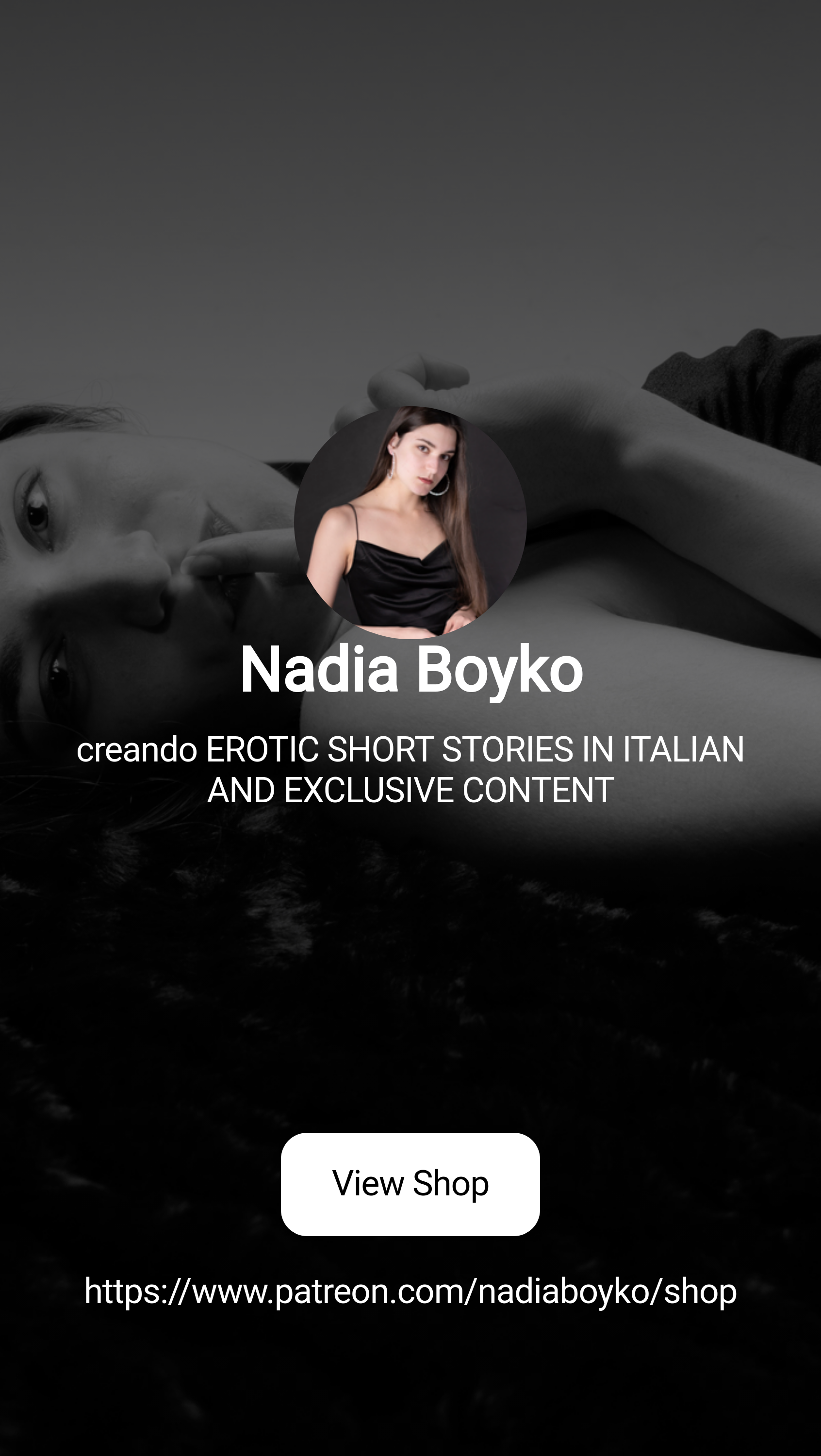 Nadia Boyko | creando EROTIC SHORT STORIES IN ITALIAN AND EXCLUSIVE CONTENT  | Patreon