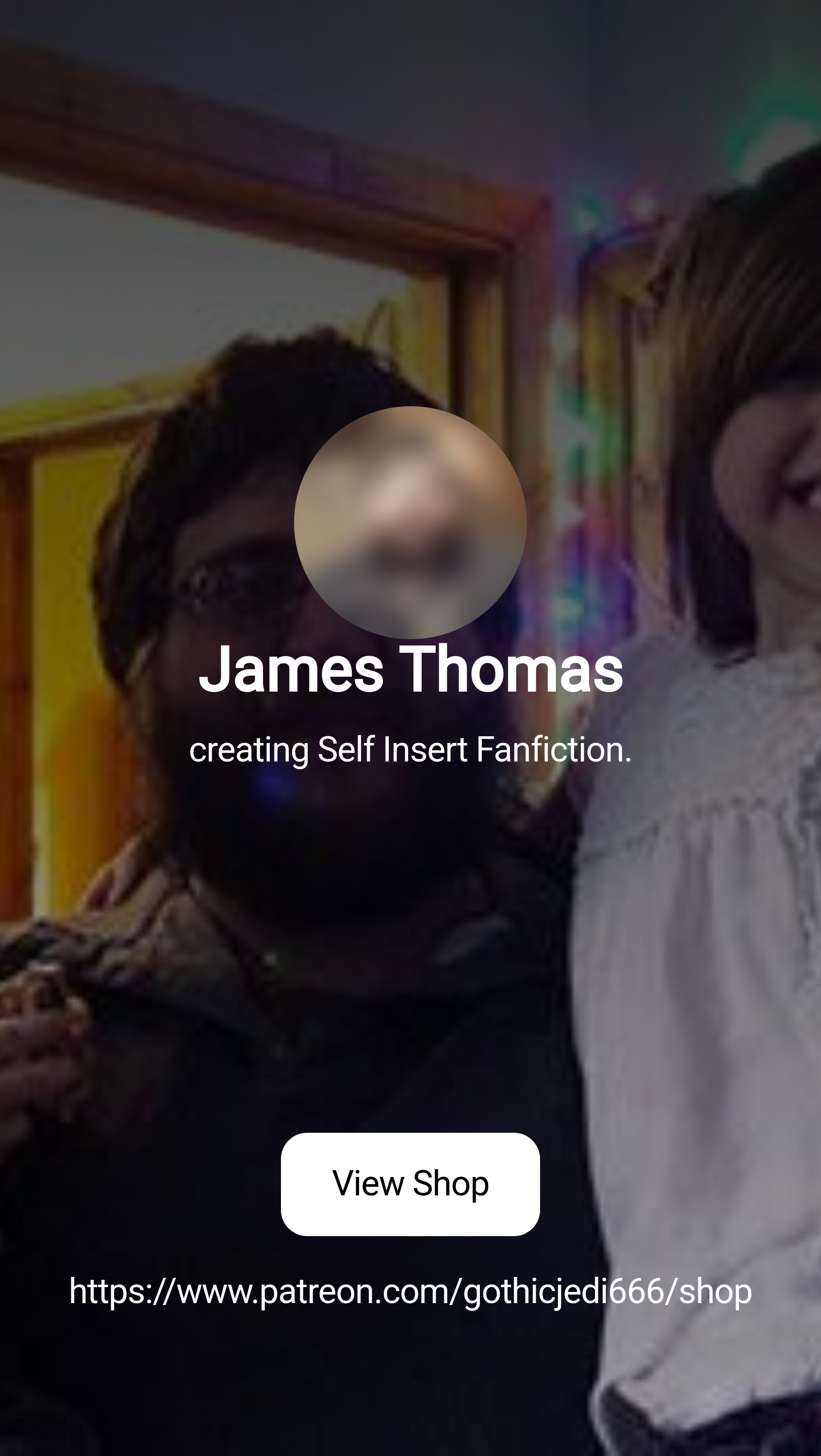 James Thomas | creating Self Insert Fanfiction. | Patreon