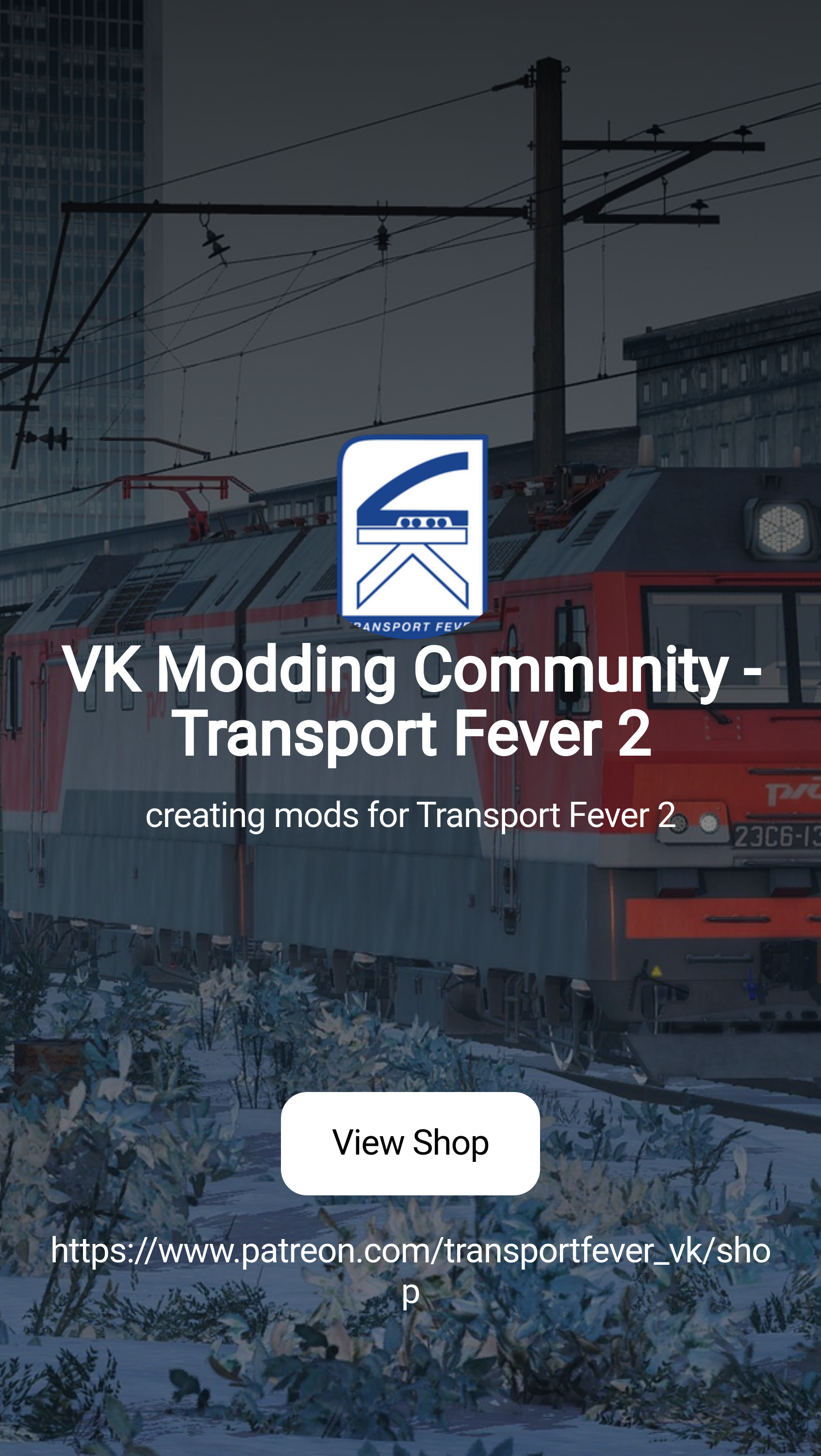 VK Modding Community - Transport Fever | creating mods for Transport Fever  2 | Patreon