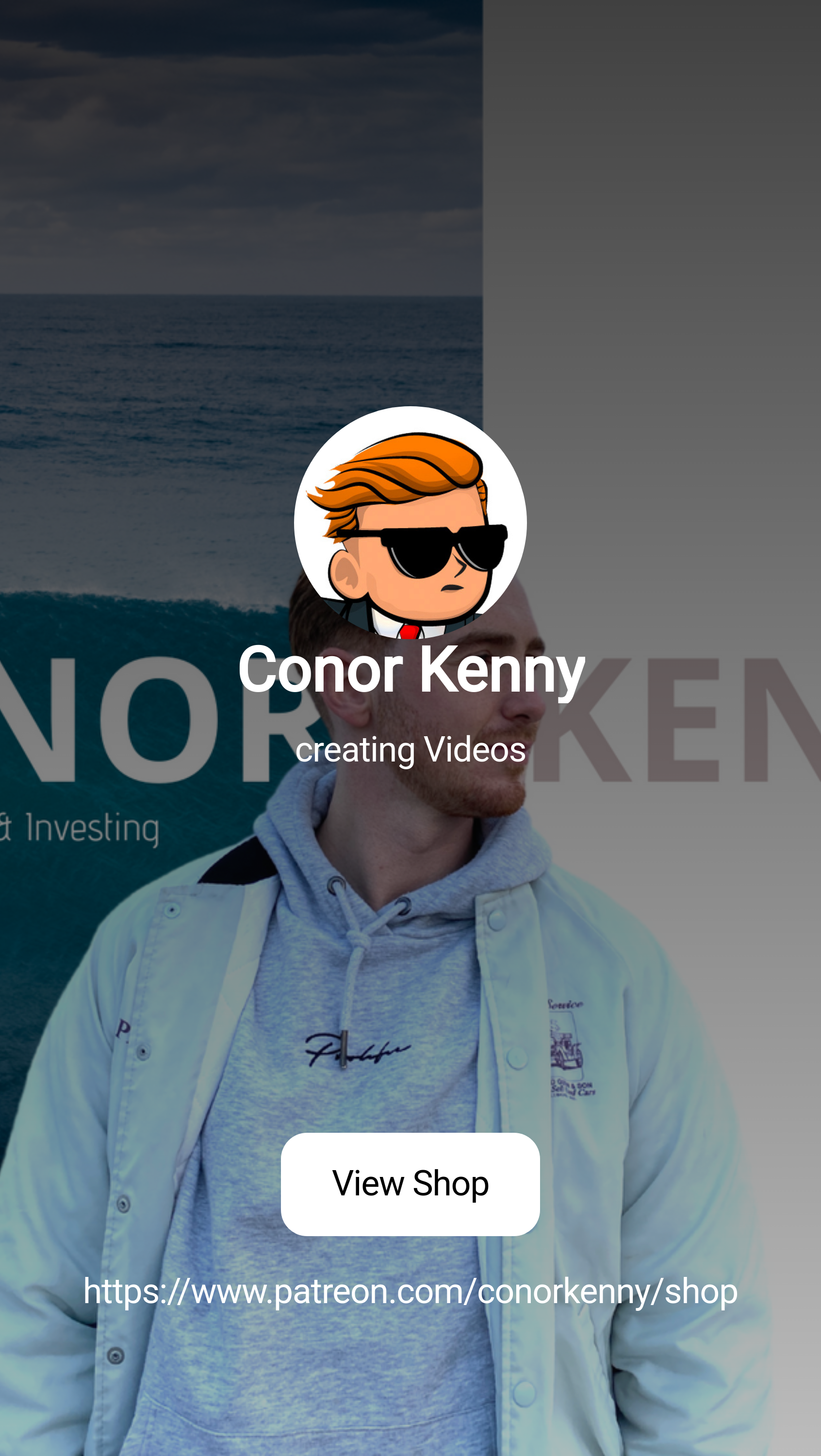 Conor Kenny | creating Videos | Patreon