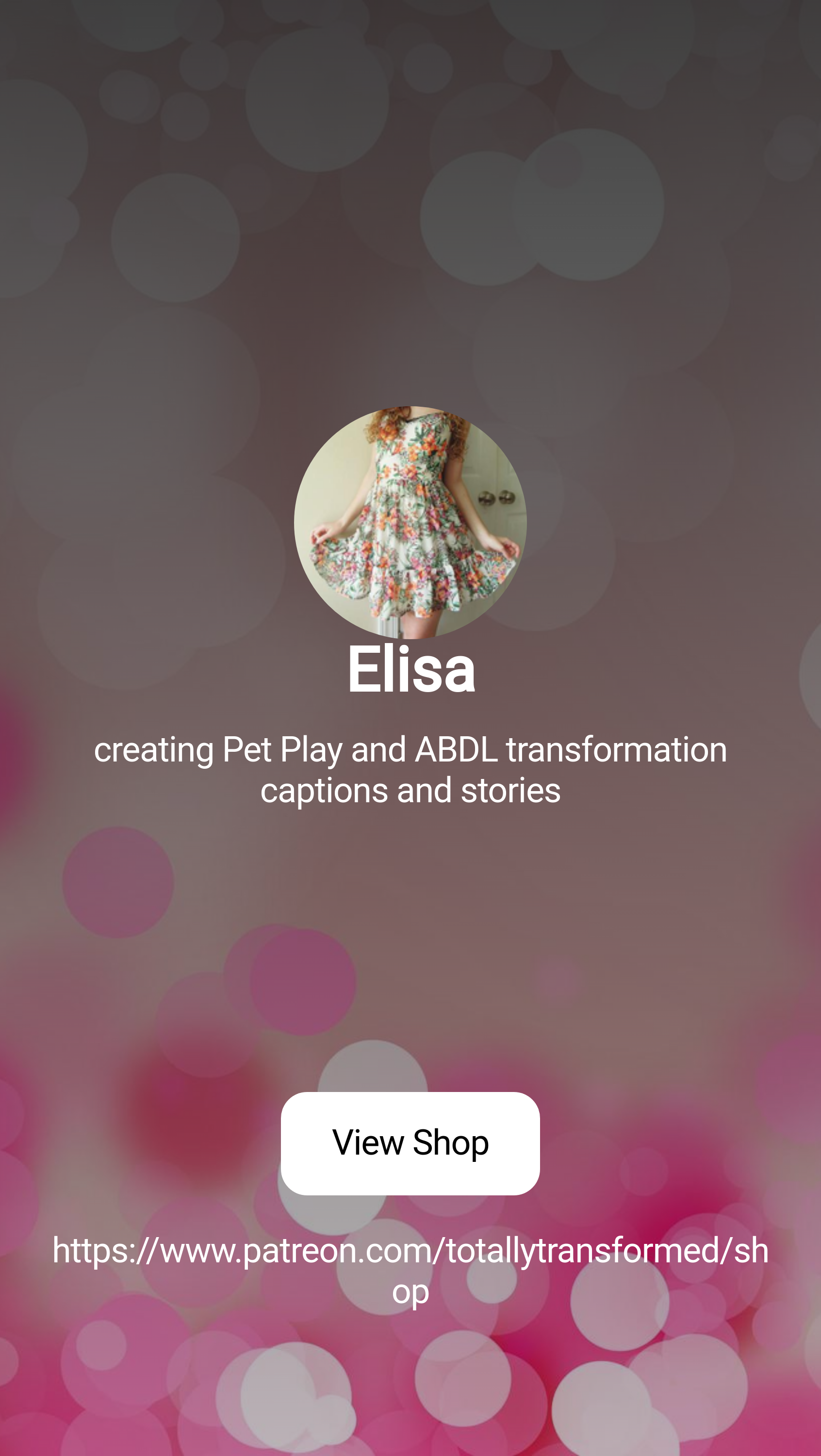 Elisa | creating Pet Play and ABDL transformation captions and stories |  Patreon