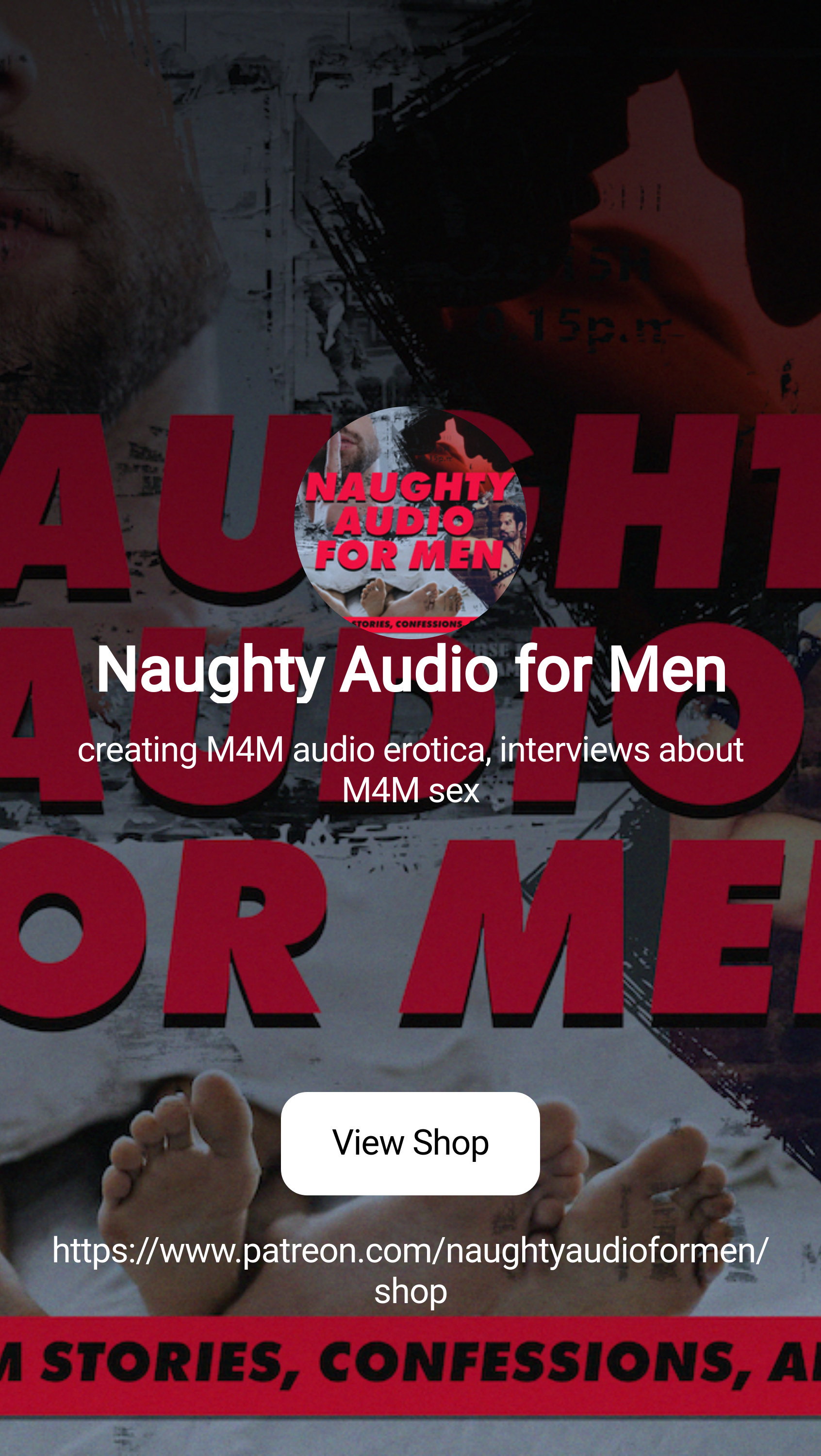 Naughty Audio for Men | creating M4M audio erotica, interviews about M4M  sex | Patreon