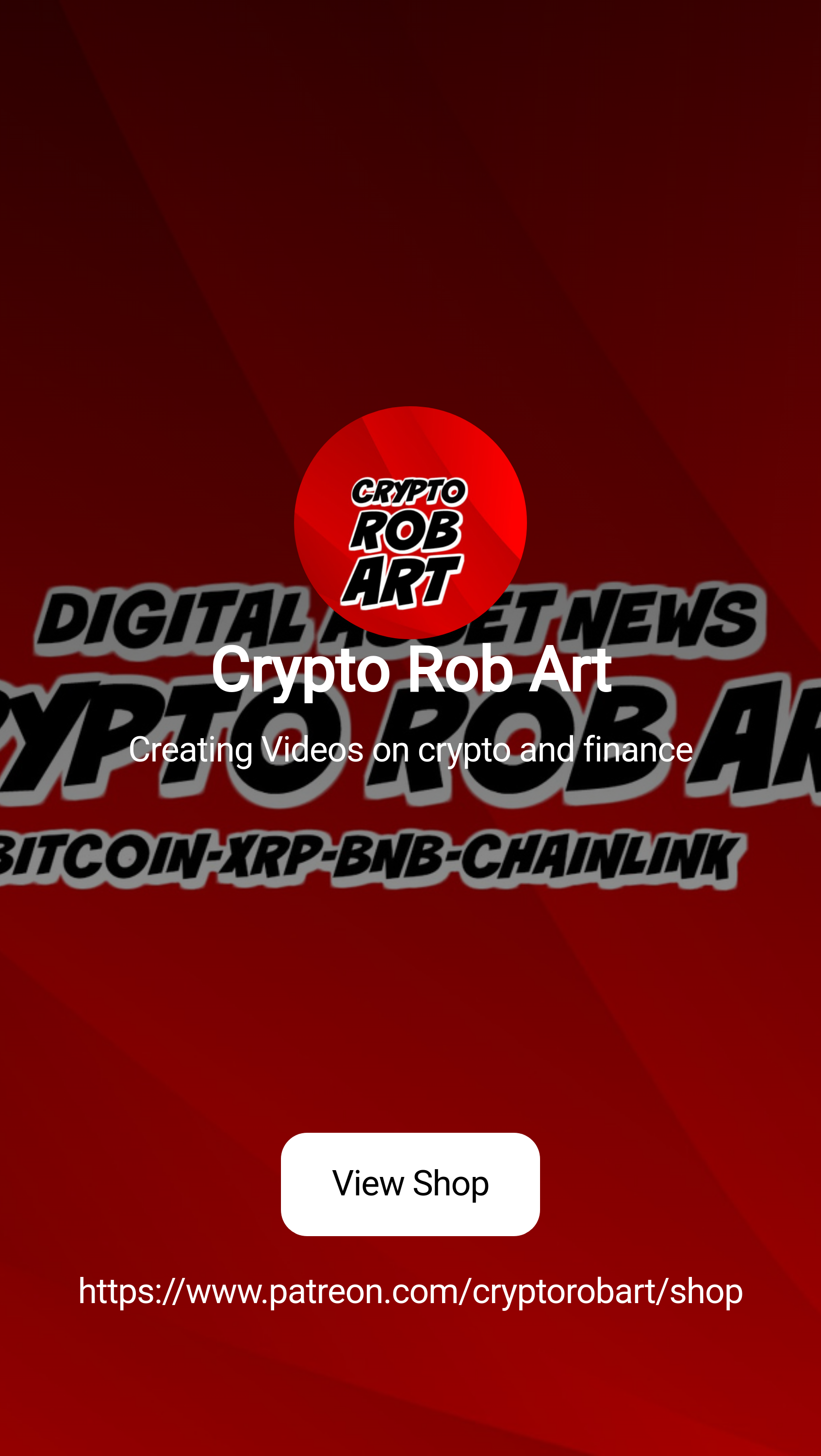 Crypto Rob Art | Creating Videos on crypto and finance | Patreon