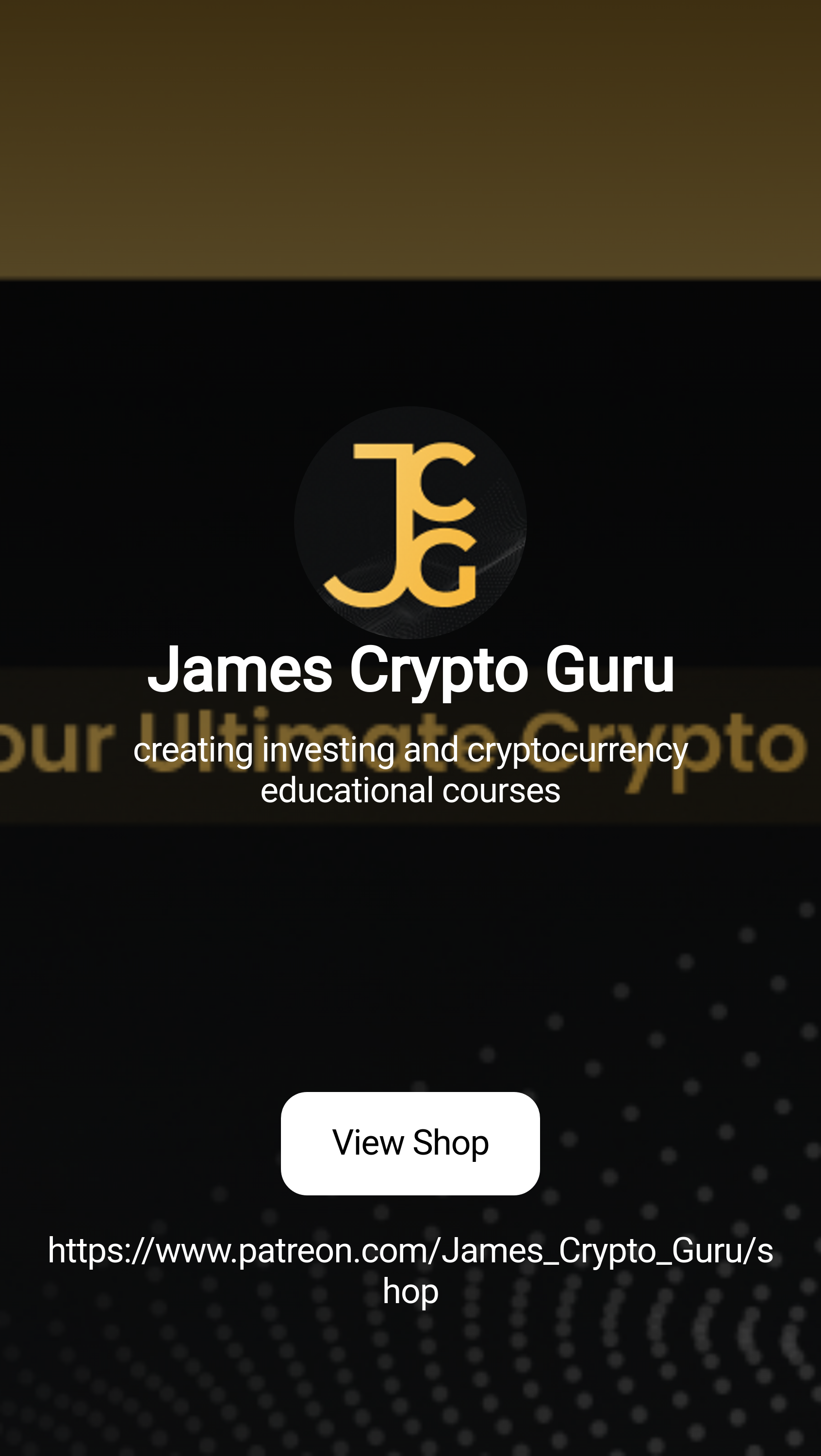 James Crypto Guru | creating investing and cryptocurrency educational  courses | Patreon