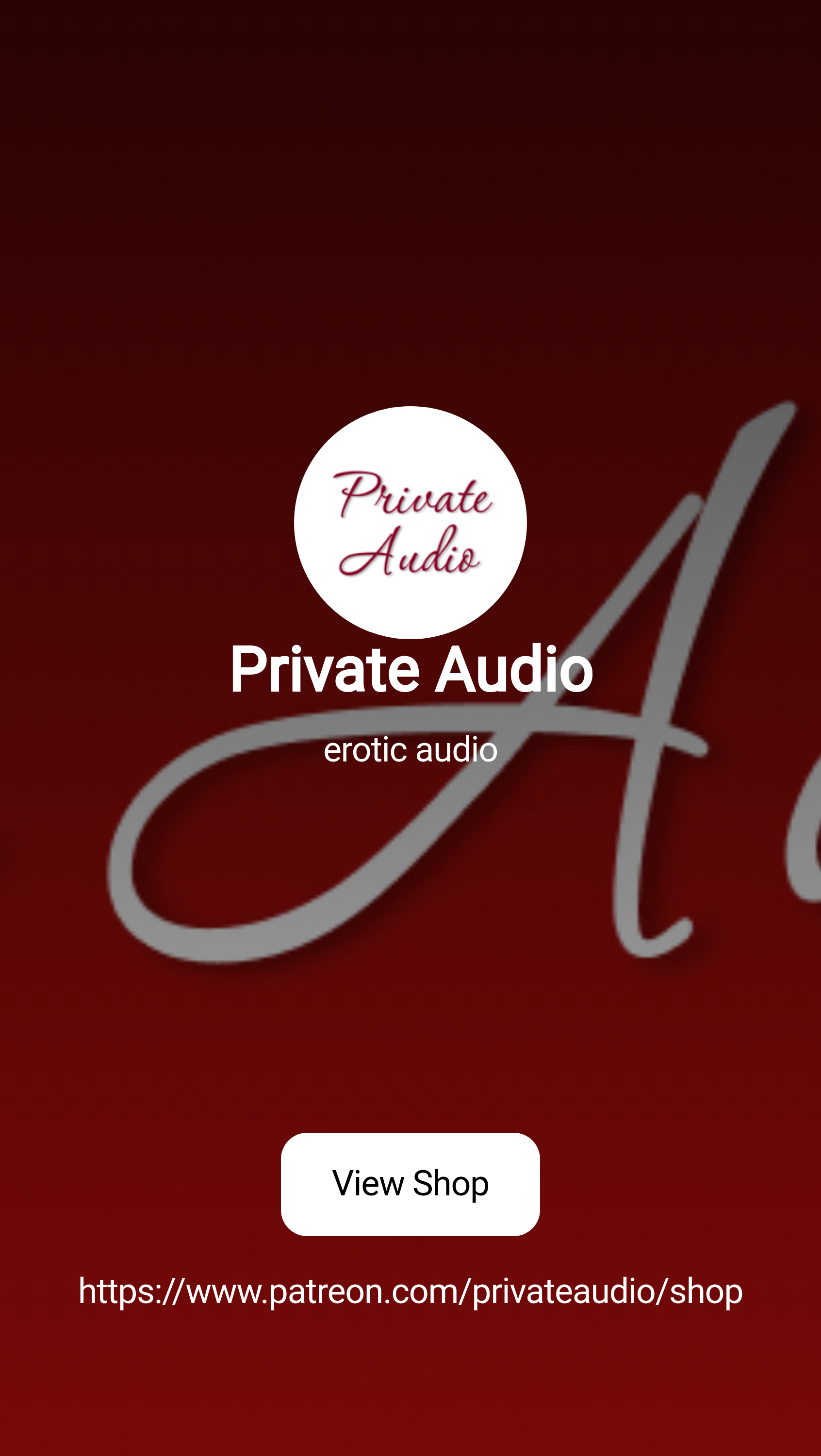 Private Audio | an erotic audio site | Patreon