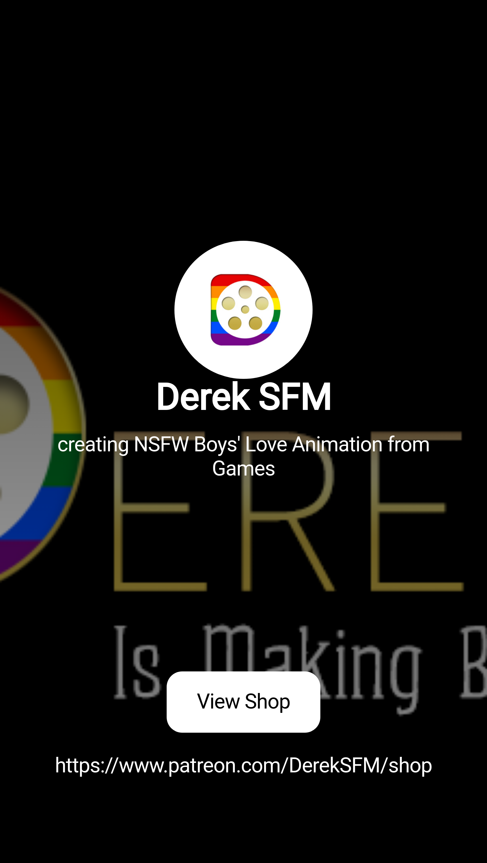 Derek SFM | creating NSFW Boys Love Animation from Games | Patreon