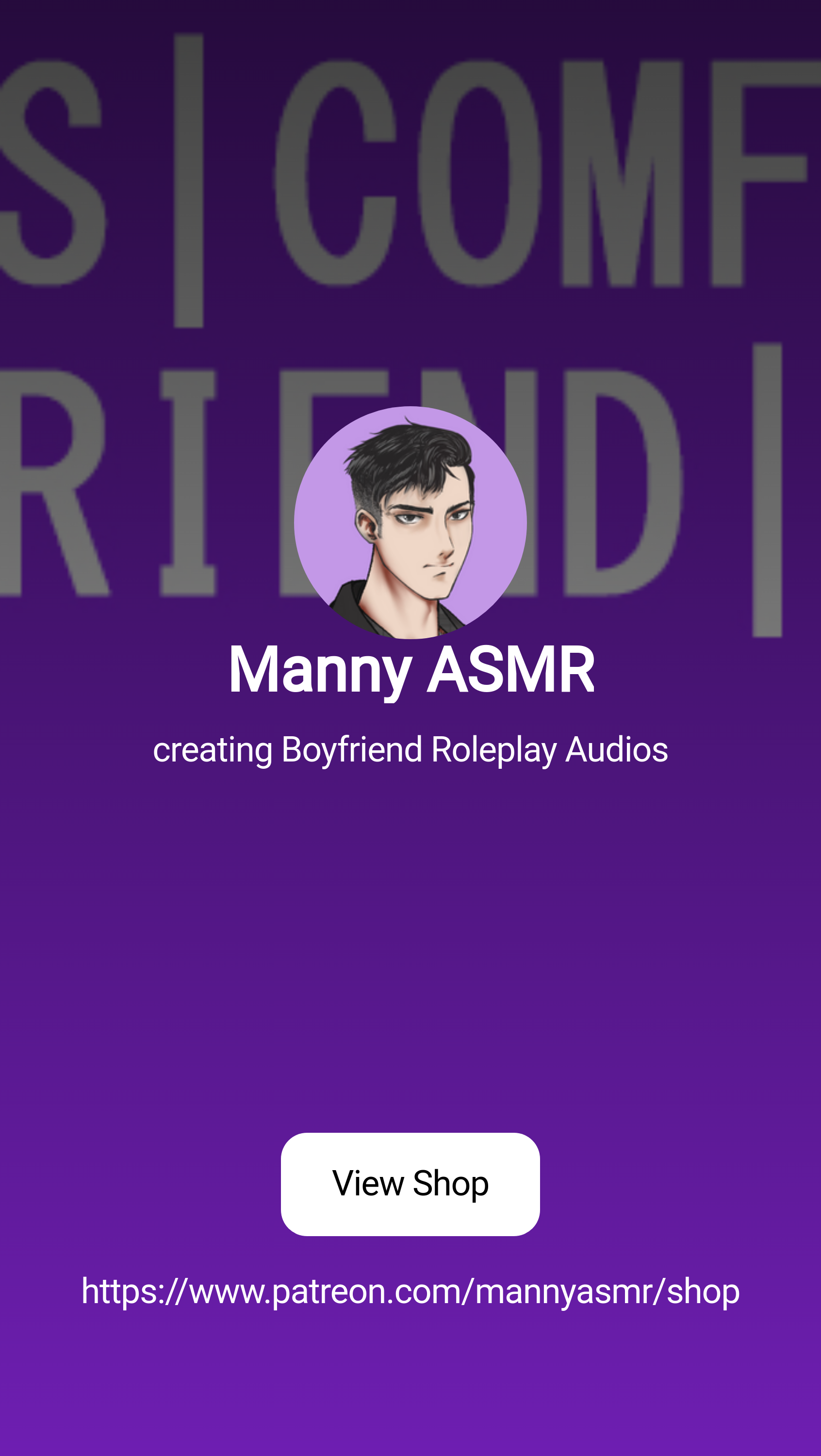 Manny ASMR | creating Boyfriend Roleplay Audios | Patreon