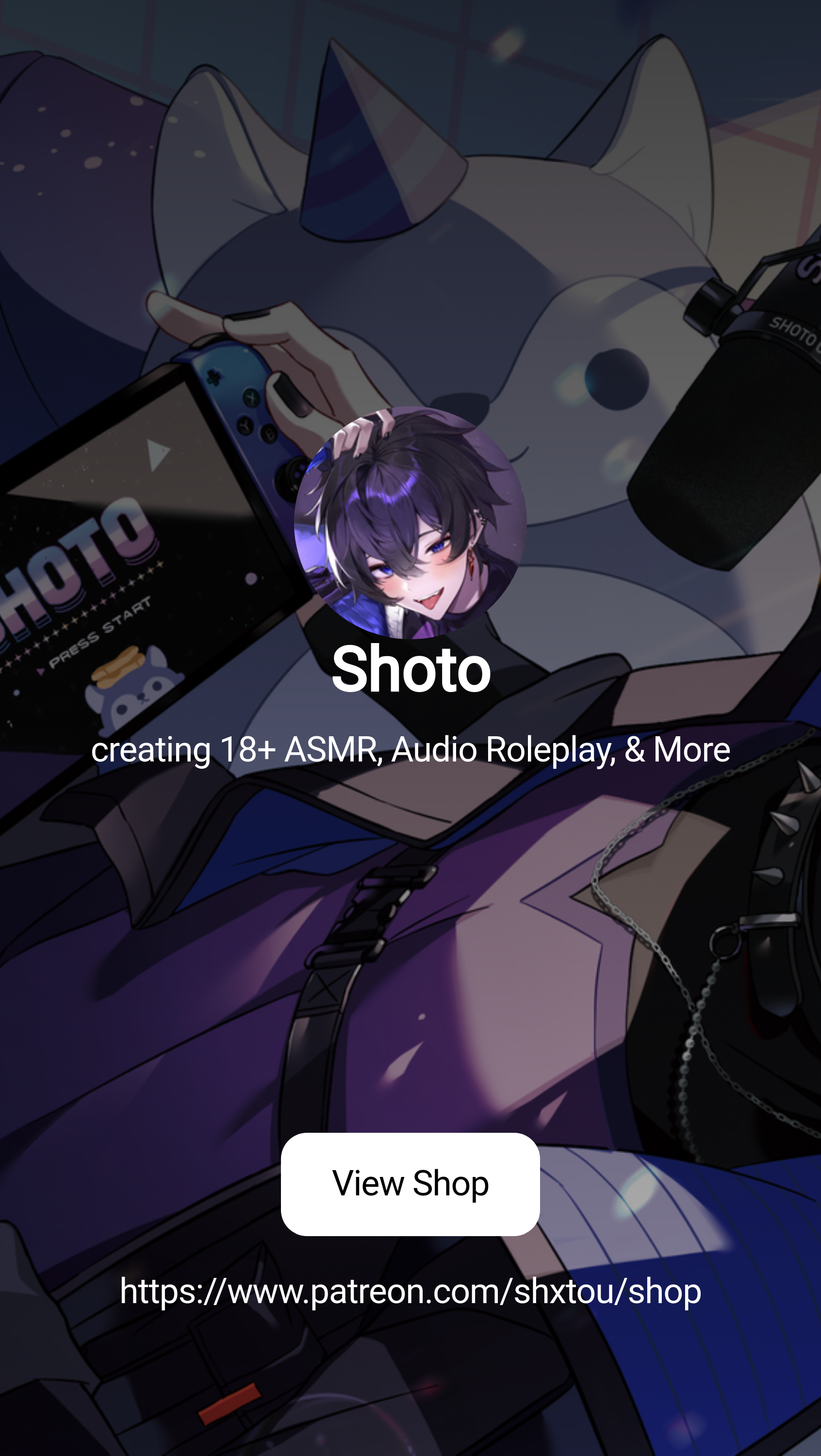 Shoto | creating 18+ ASMR, Audio Roleplay, & More | Patreon