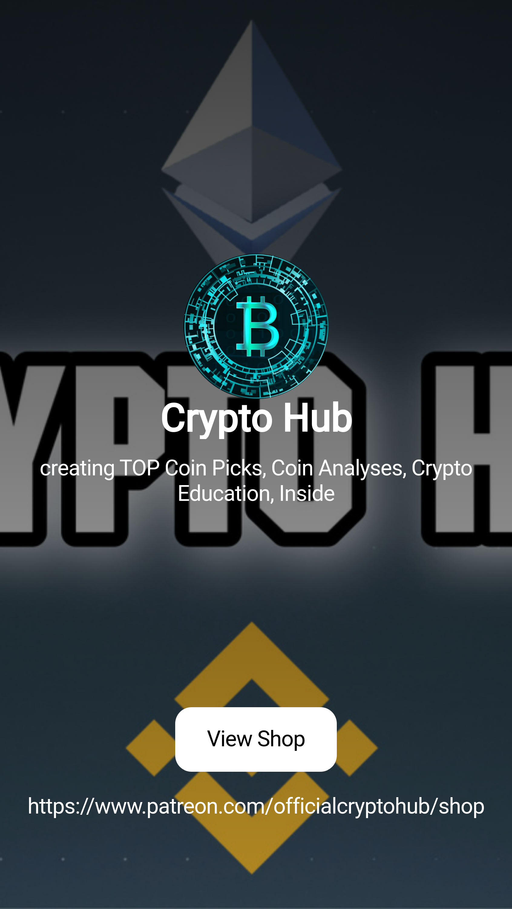 Crypto Hub | creating TOP Coin Picks, Coin Analyses, Crypto Education,  Inside | Patreon