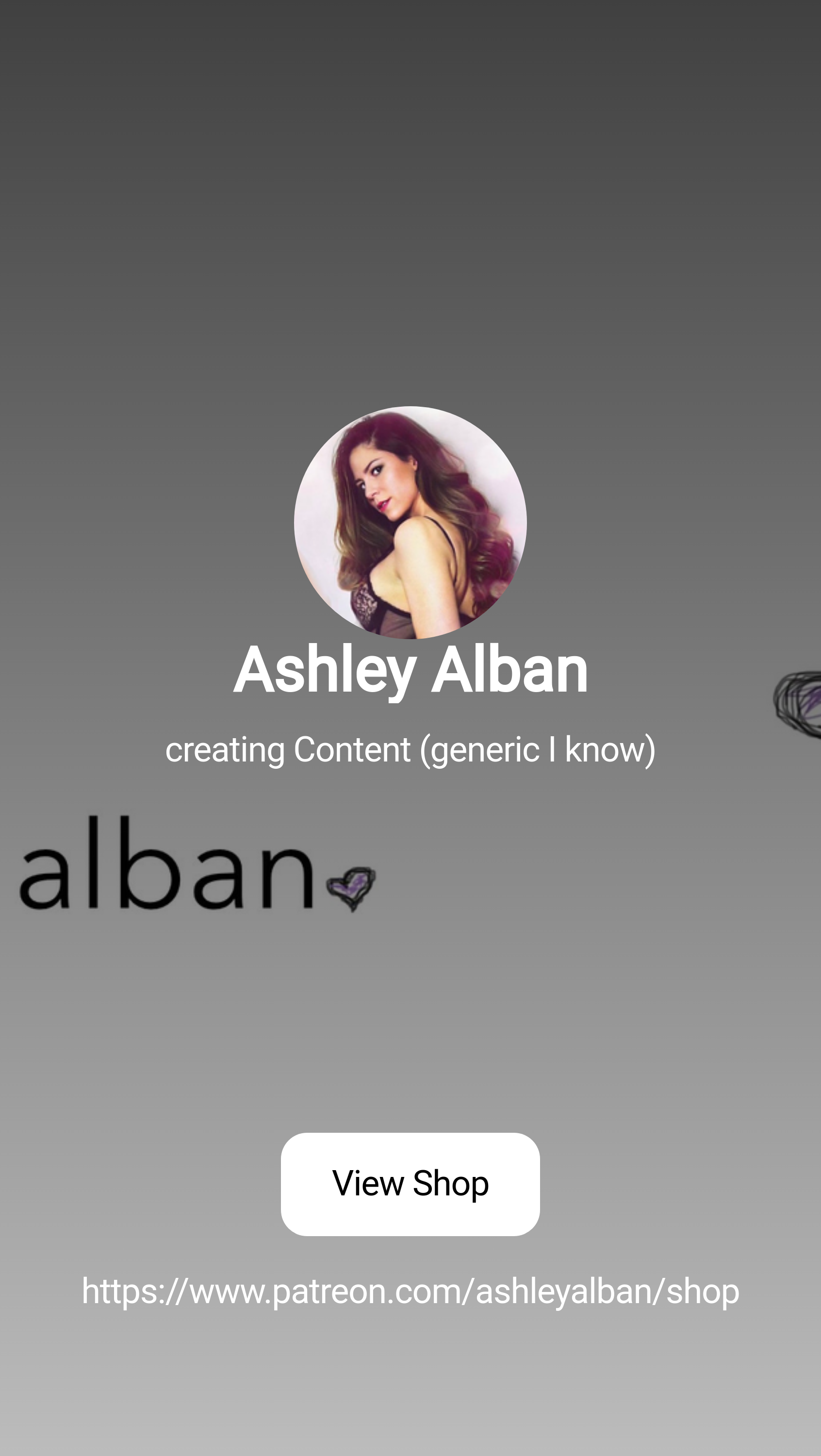 Ashley Alban | creating Content (generic I know) | Patreon