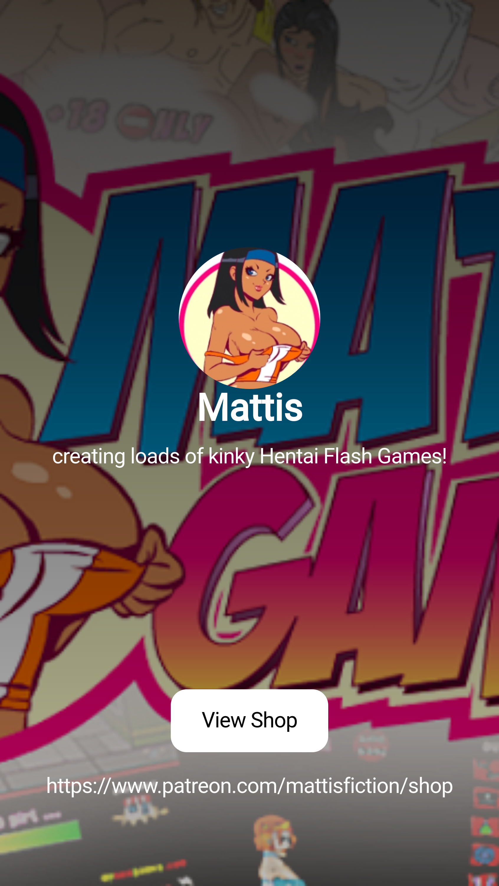 Mattis | creating loads of kinky Hentai Flash Games! | Patreon