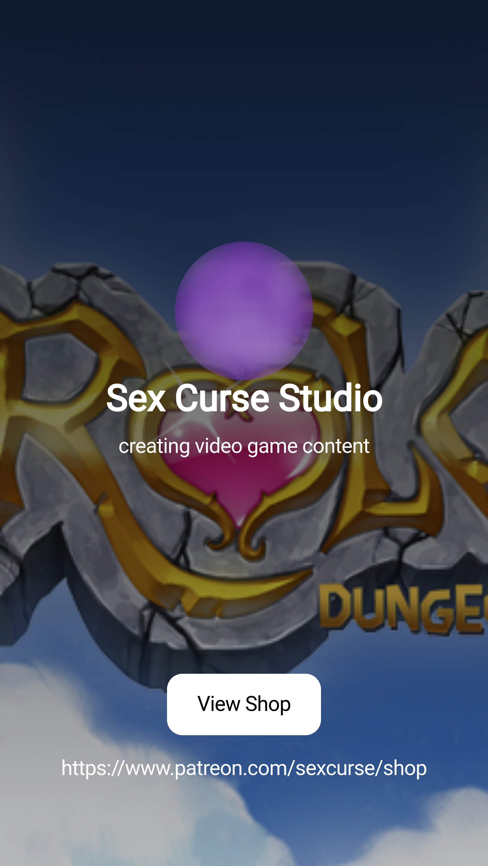 Sex Curse Studio | creating video game content | Patreon