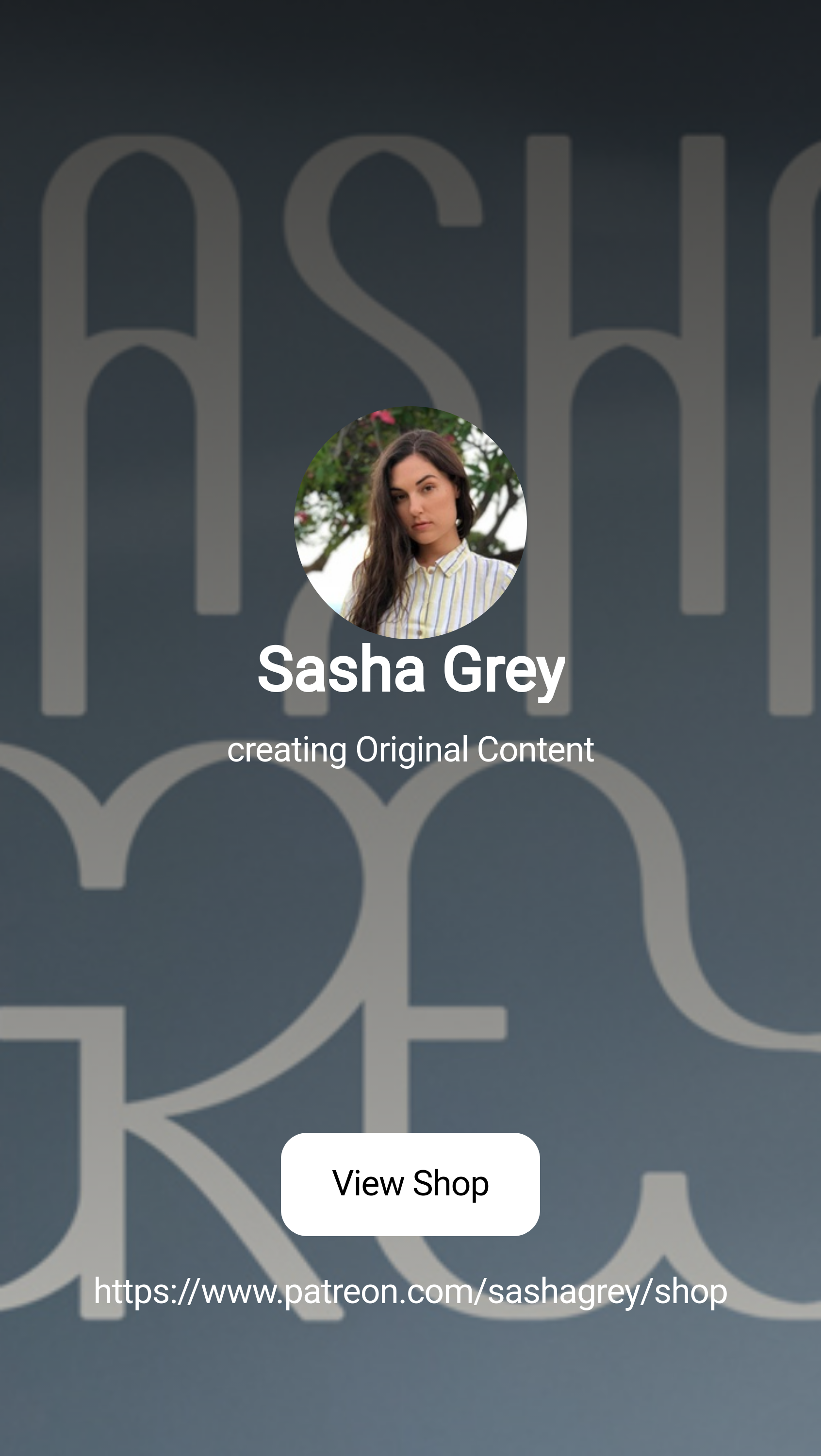 Sasha Grey | creating Original Content | Patreon