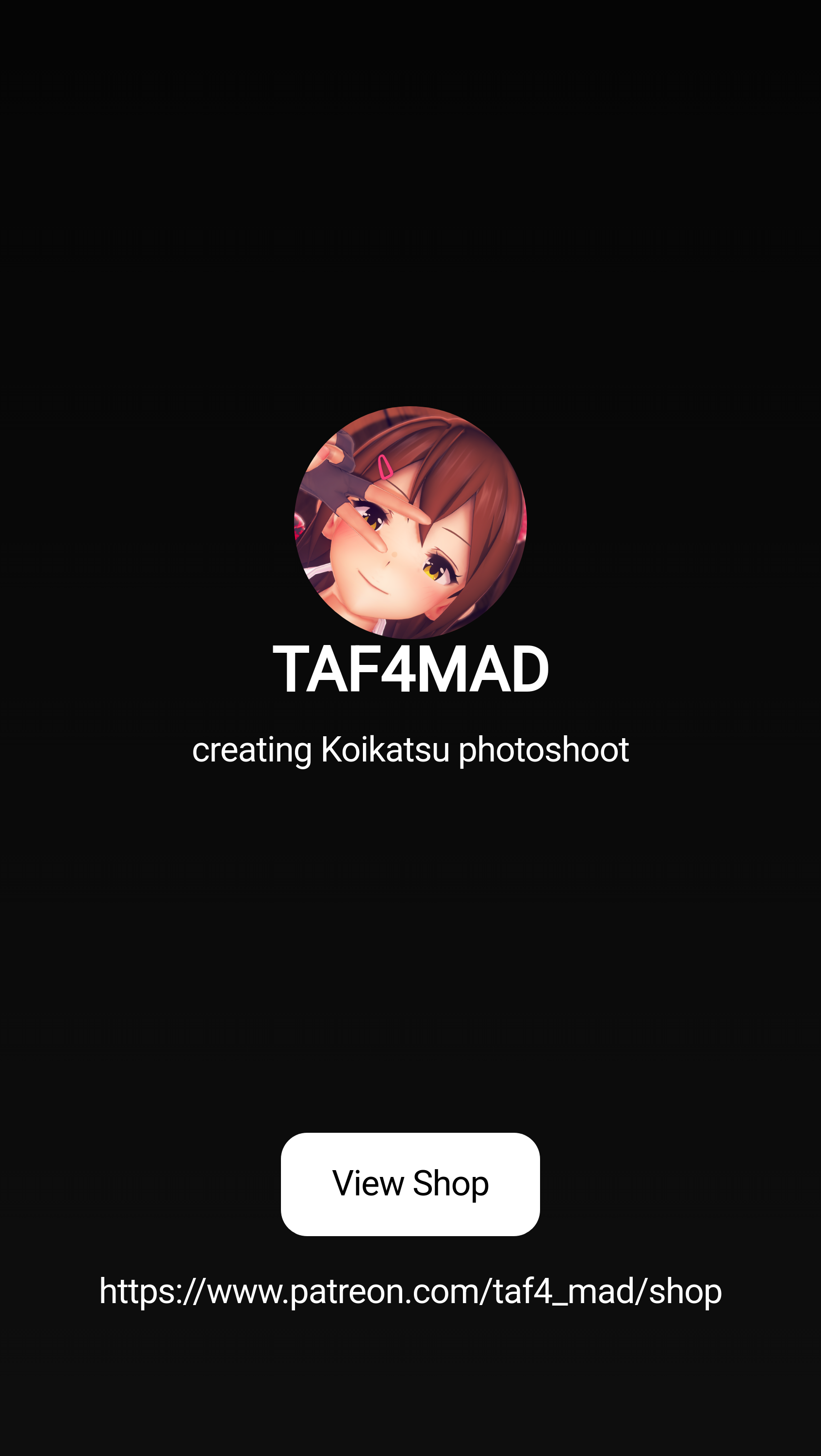 TAF4MAD | creating Koikatsu photoshoot | Patreon