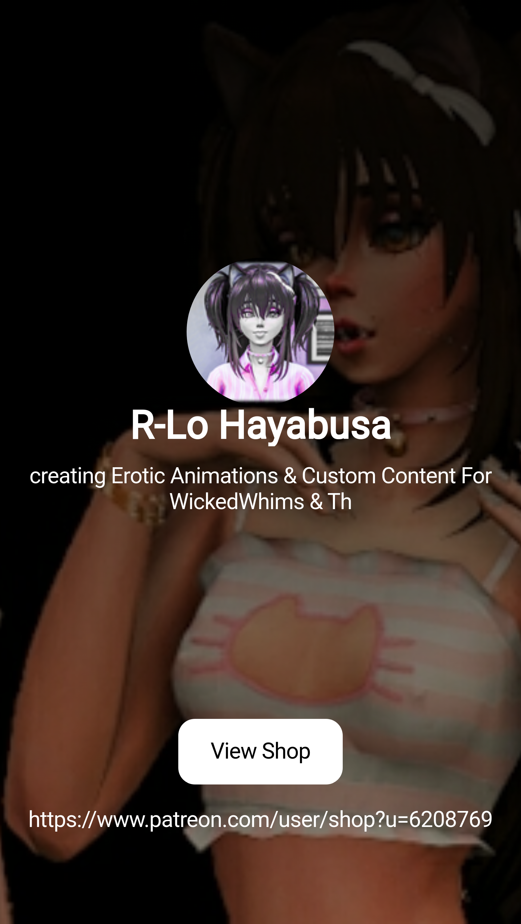 R-Lo Hayabusa | creating Erotic Animations & Custom Content For WickedWhims  & Th | Patreon