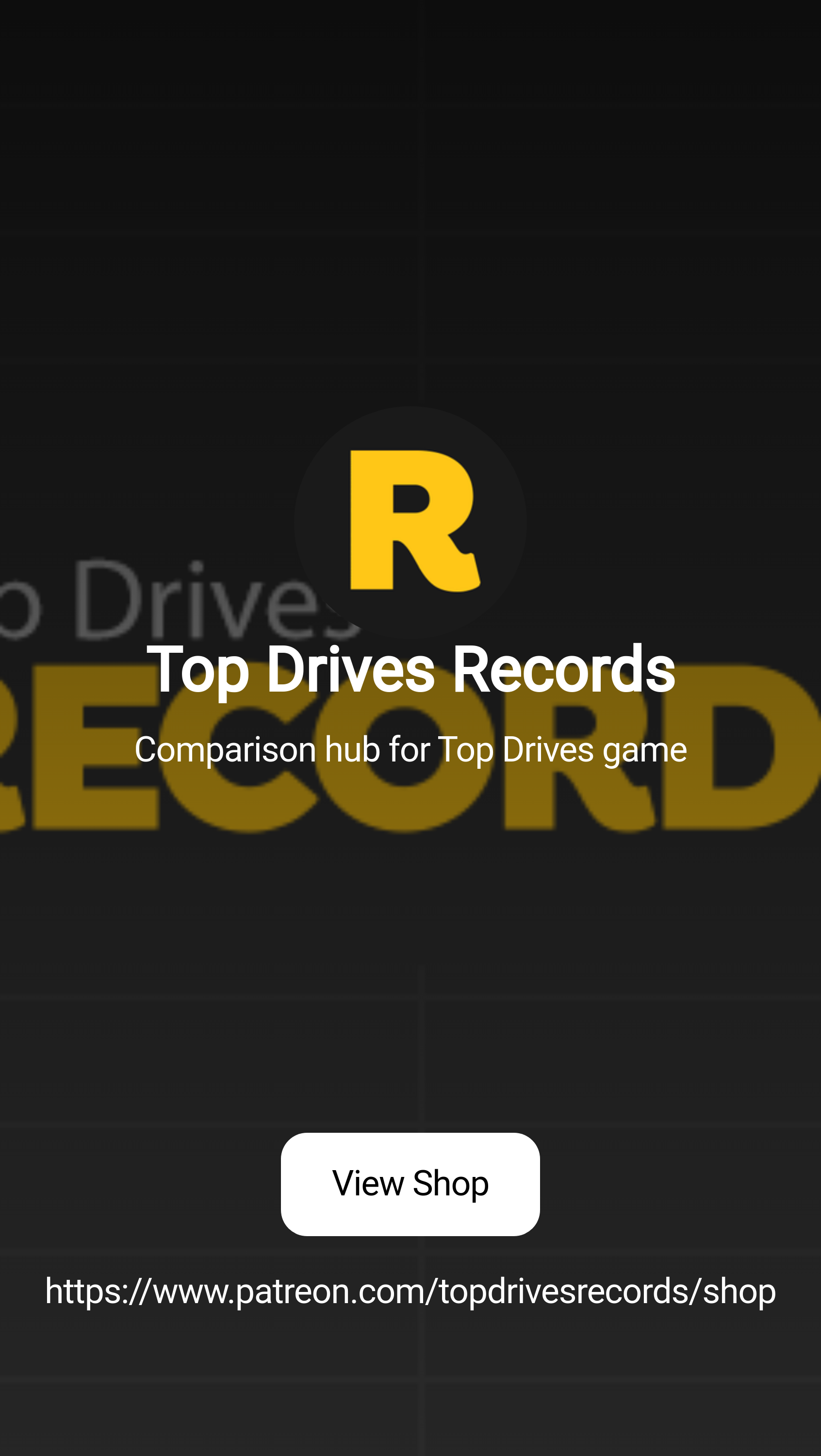 Top Drives Records | Comparison hub for Top Drives game | Patreon