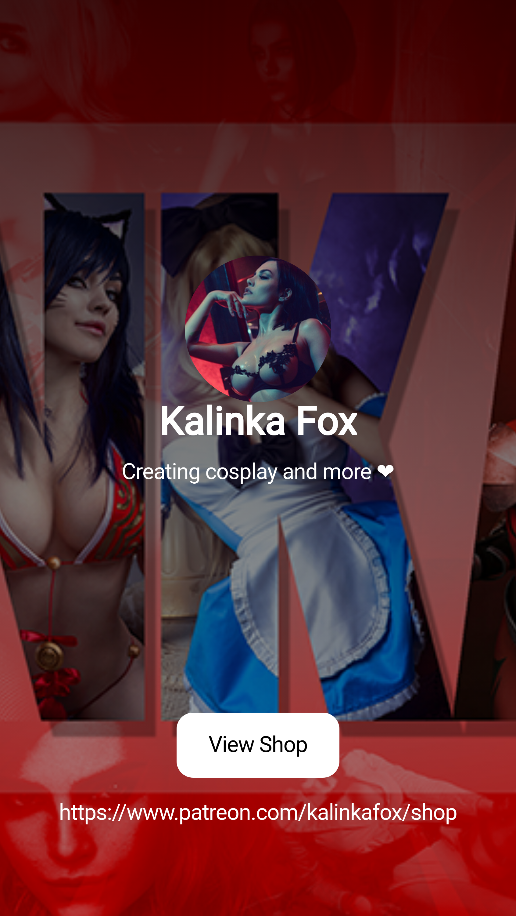 Kalinka Fox | Creating cosplay and more ❤ | Patreon