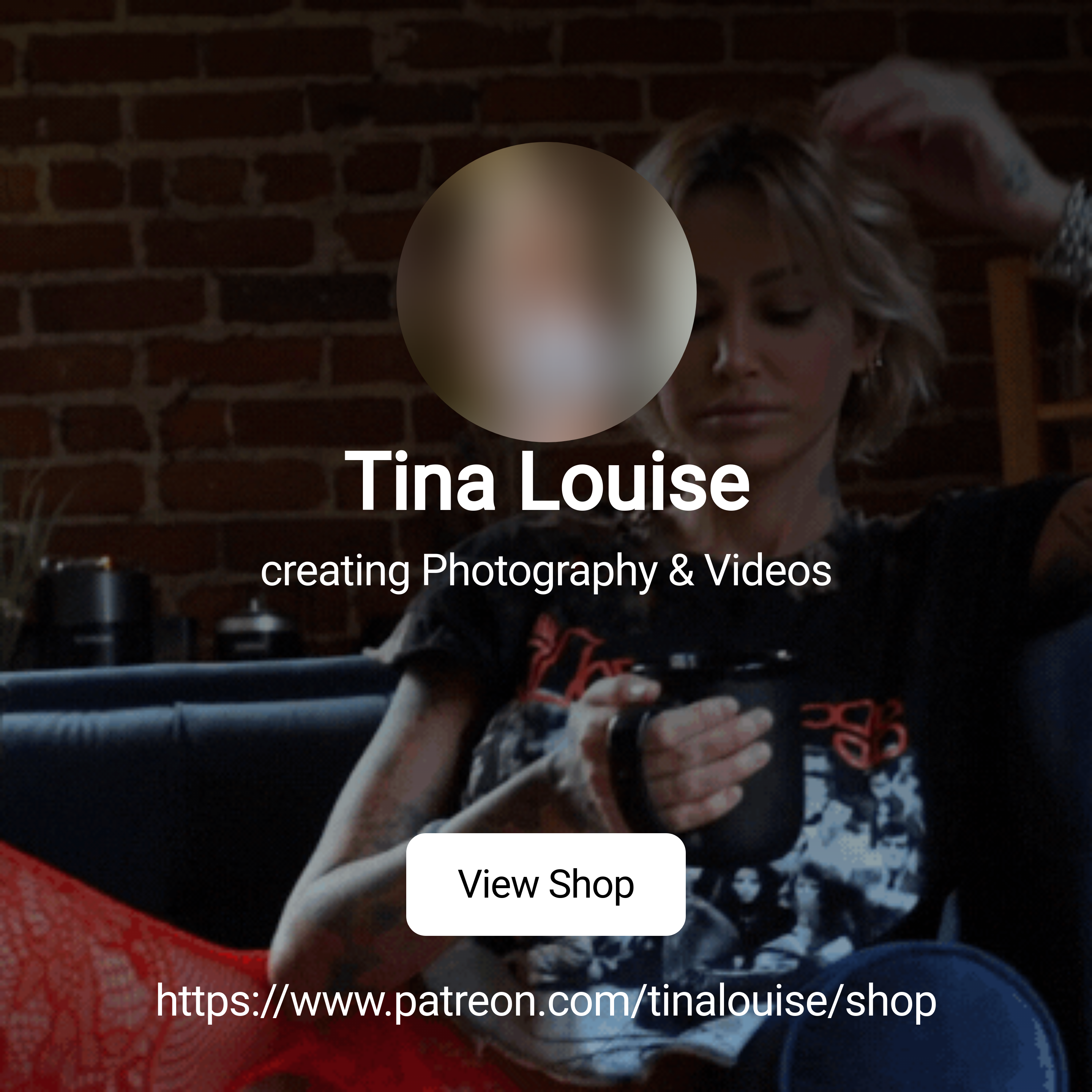 Tina Louise | creating Photography & Videos | Patreon