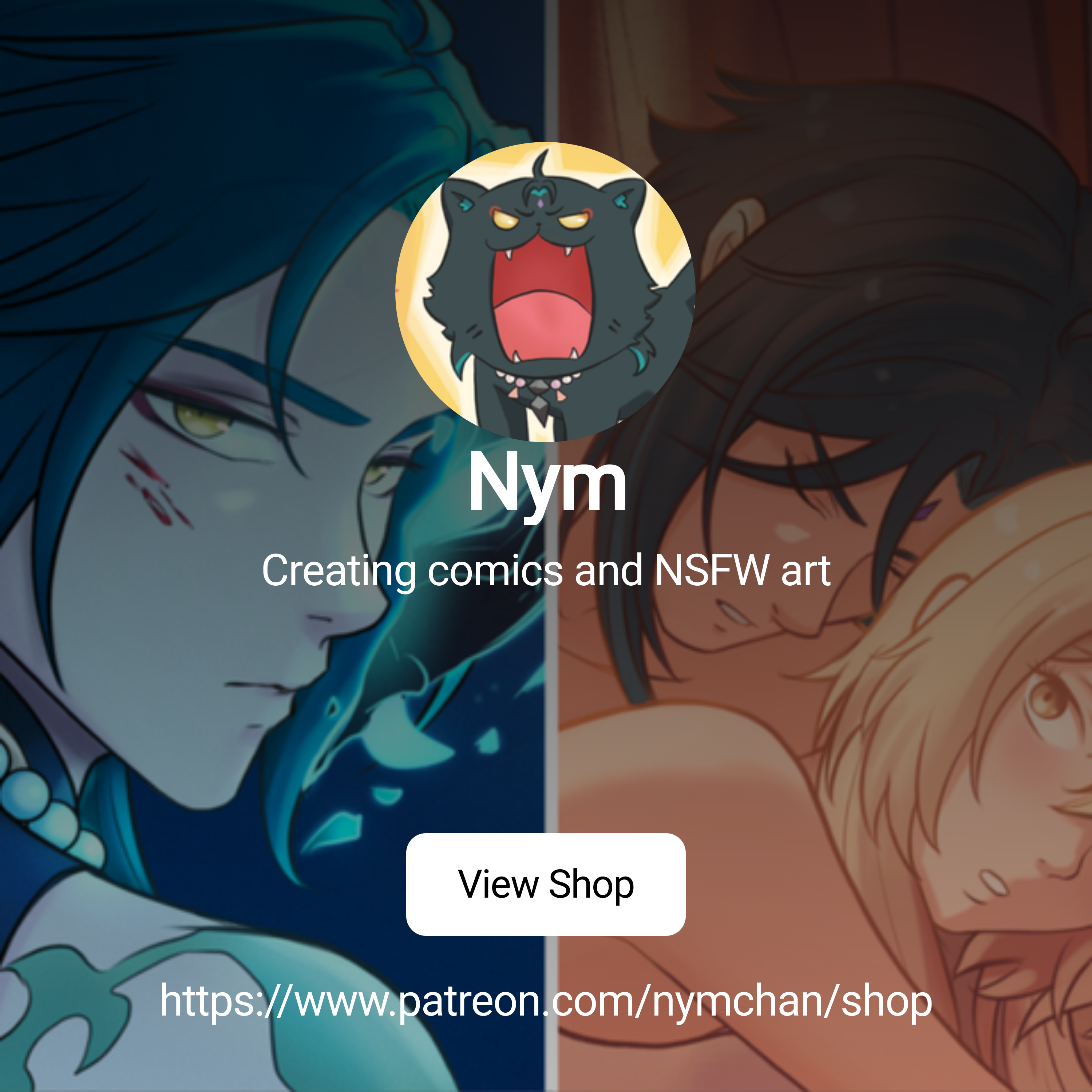 Nym | Creating comics and NSFW art | Patreon