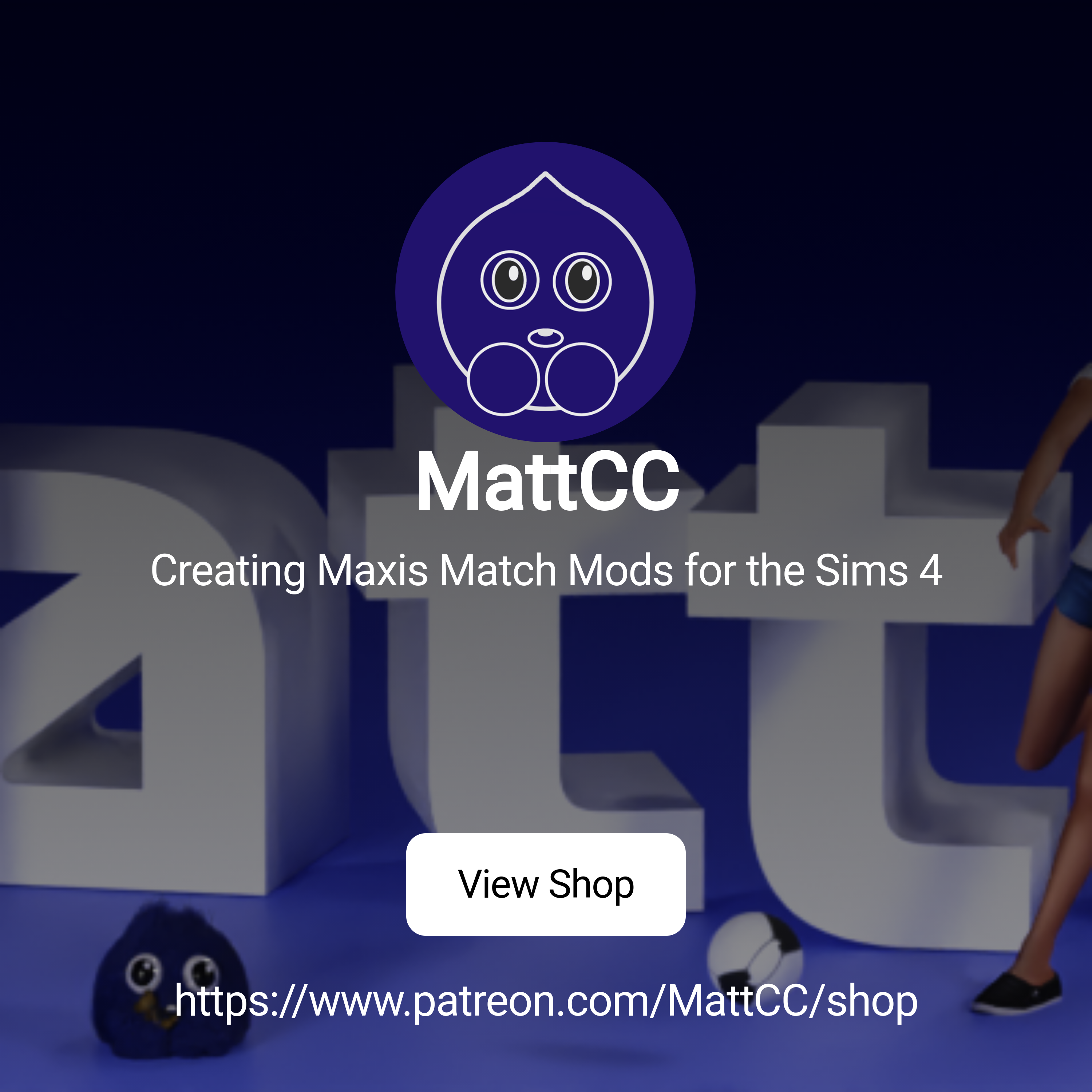 MattCC | Creating Maxis Match Mods for the Sims 4 | Patreon