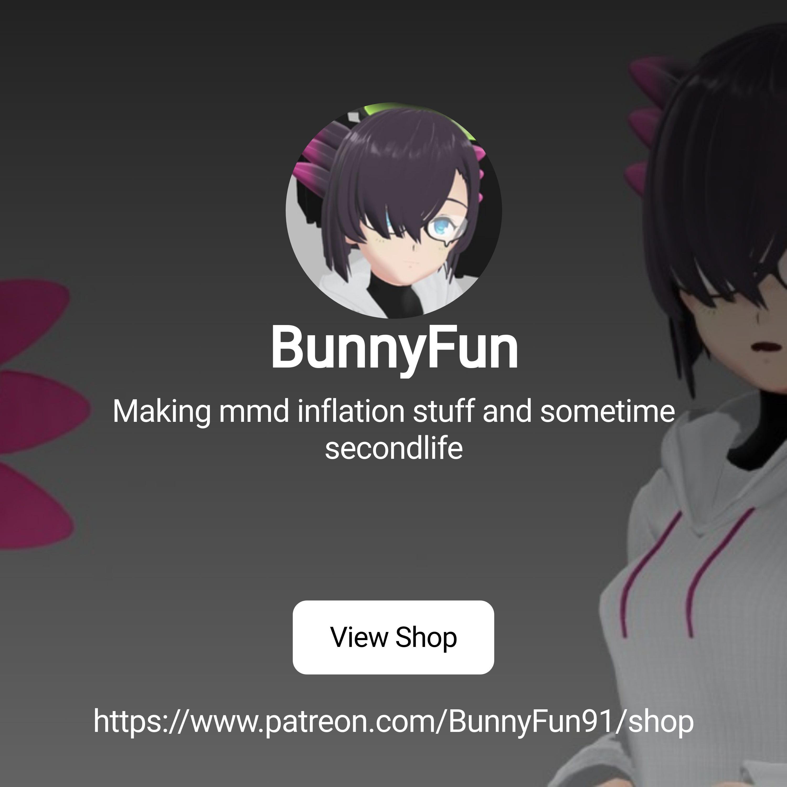 BunnyFun | Making mmd inflation stuff and sometime secondlife | Patreon