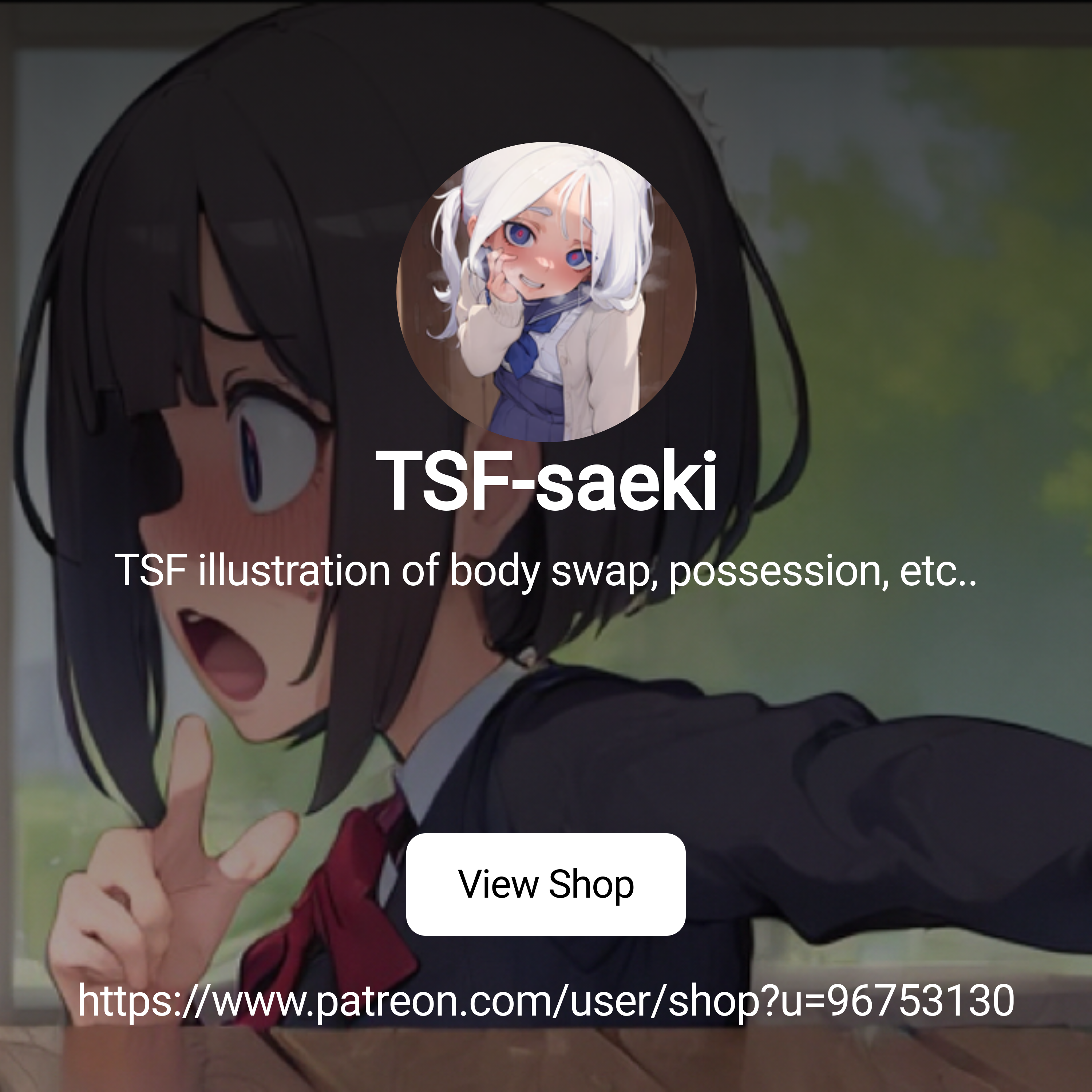 TSF-saeki | TSF illustration of body swap, possession, etc.. | Patreon