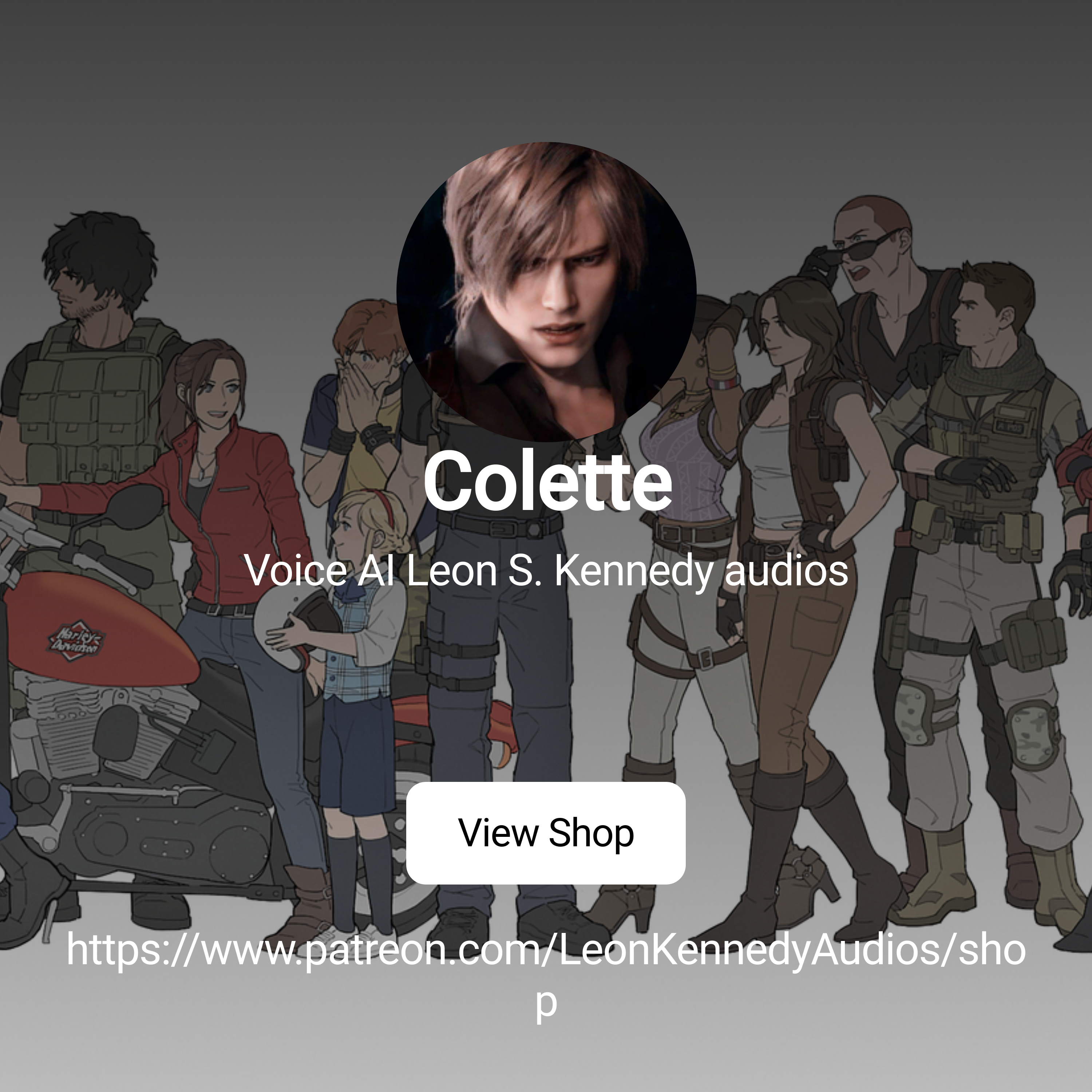 Colette | Voice AI Leon S. Kennedy audios | Patreon