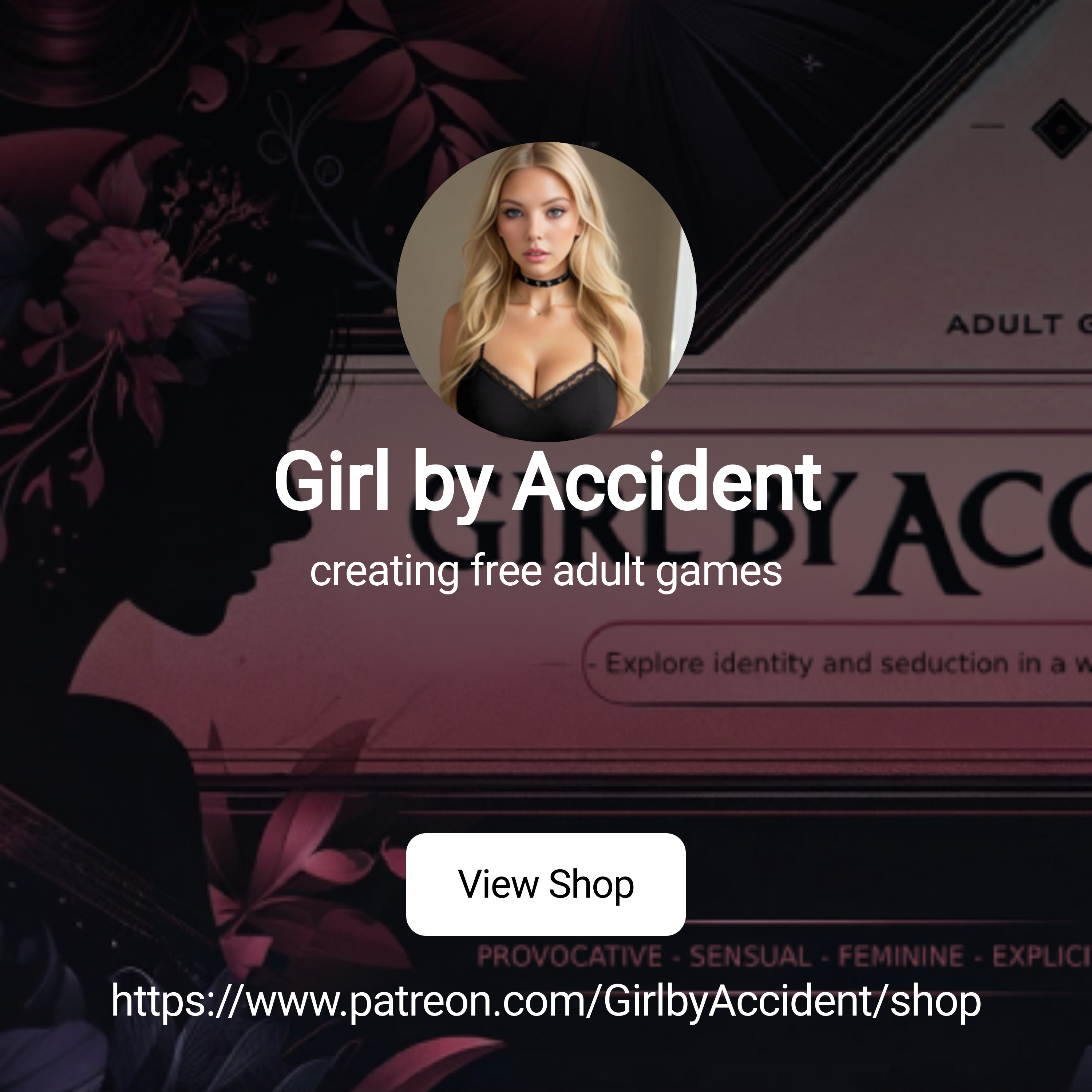 Girl by Accident | creating free adult games | Patreon