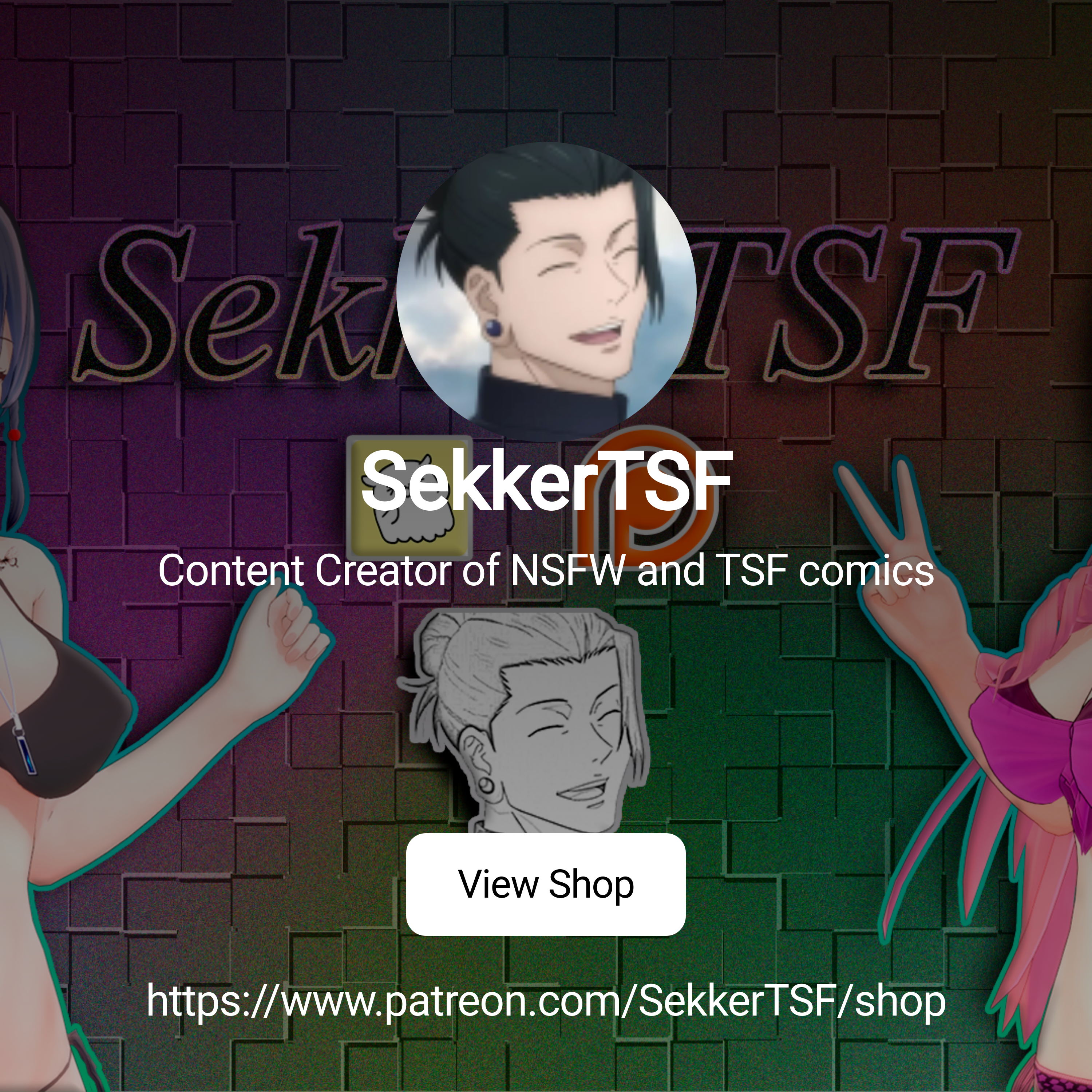 SekkerTSF | Content Creator of NSFW and TSF comics | Patreon