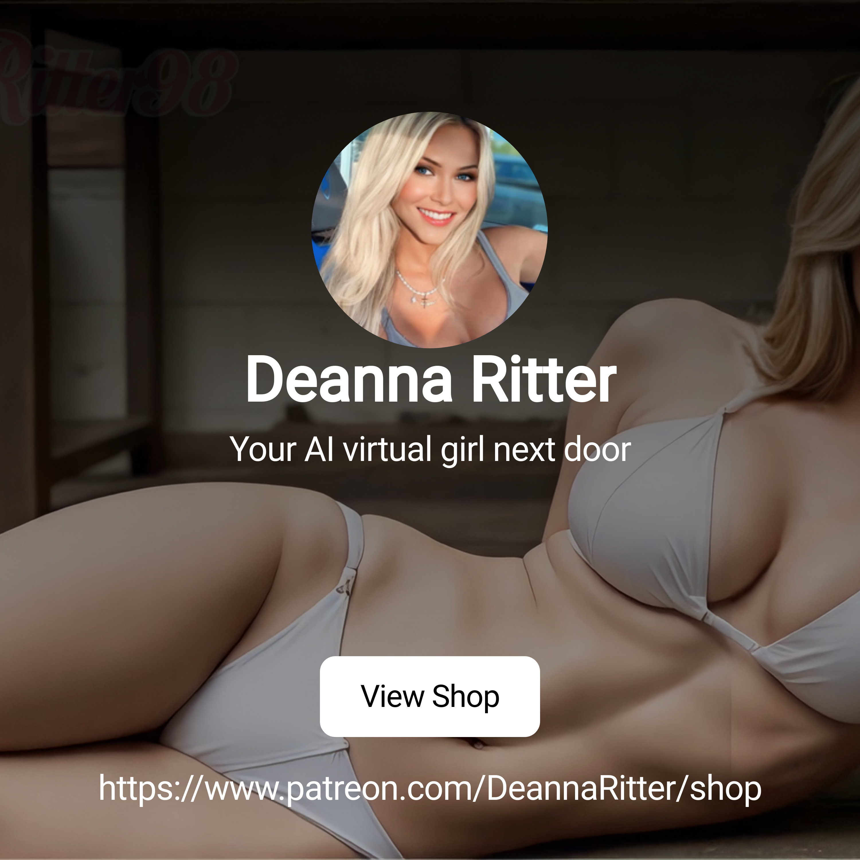 Deanna Ritter | Your AI virtual girl next door | Patreon