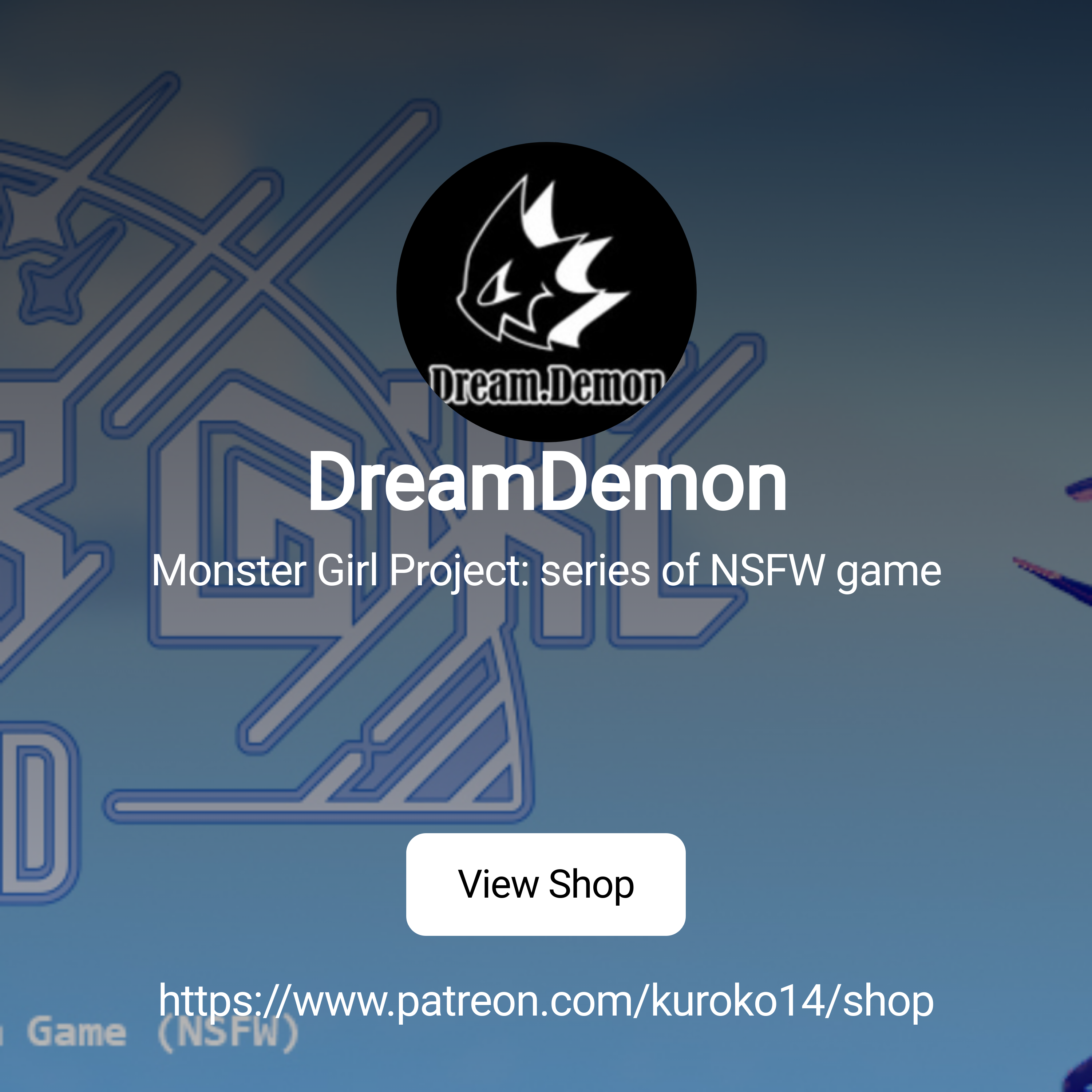 DreamDemon | Monster Girl Project: series of NSFW game | Patreon