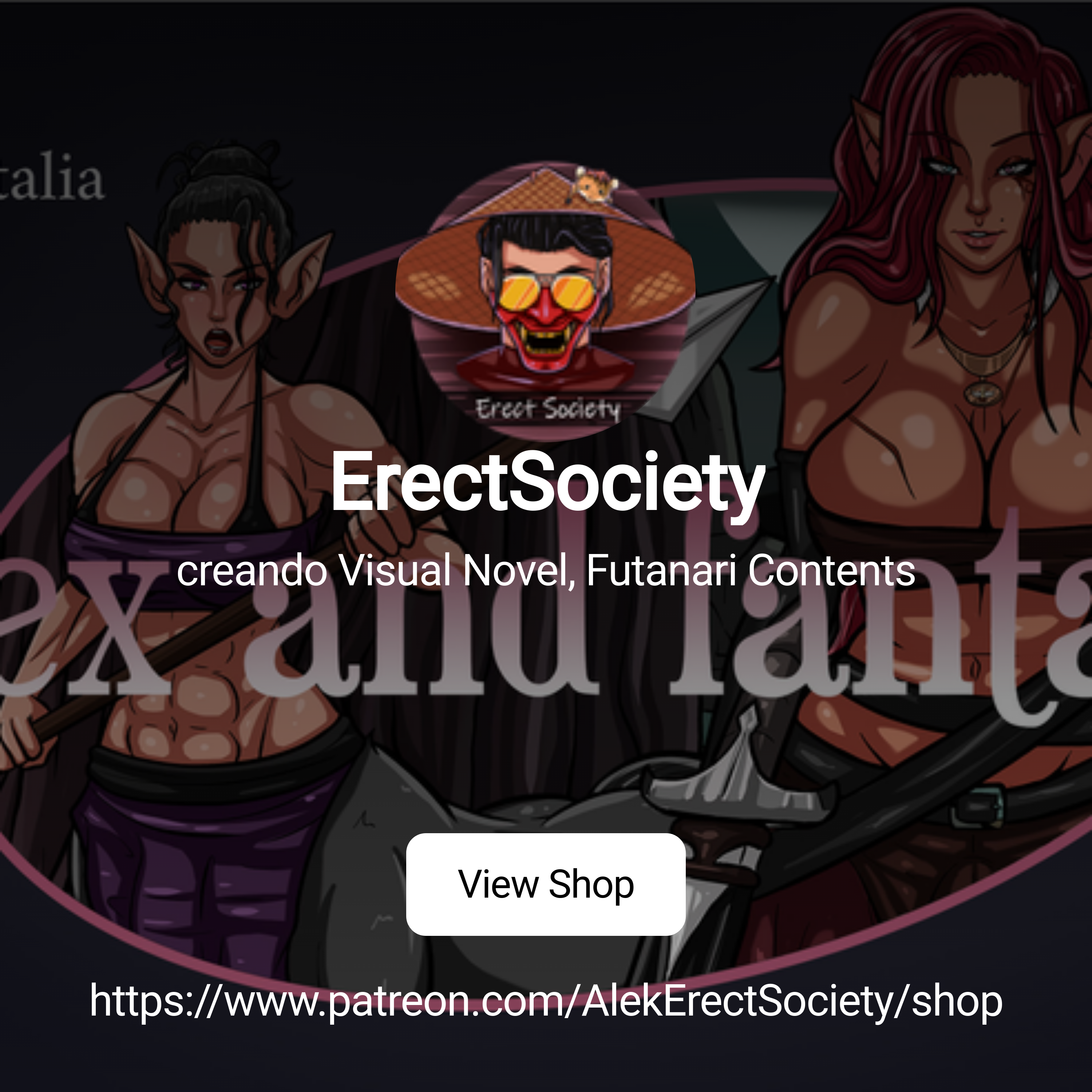 ErectSociety | creando Visual Novel, Futanari Contents | Patreon