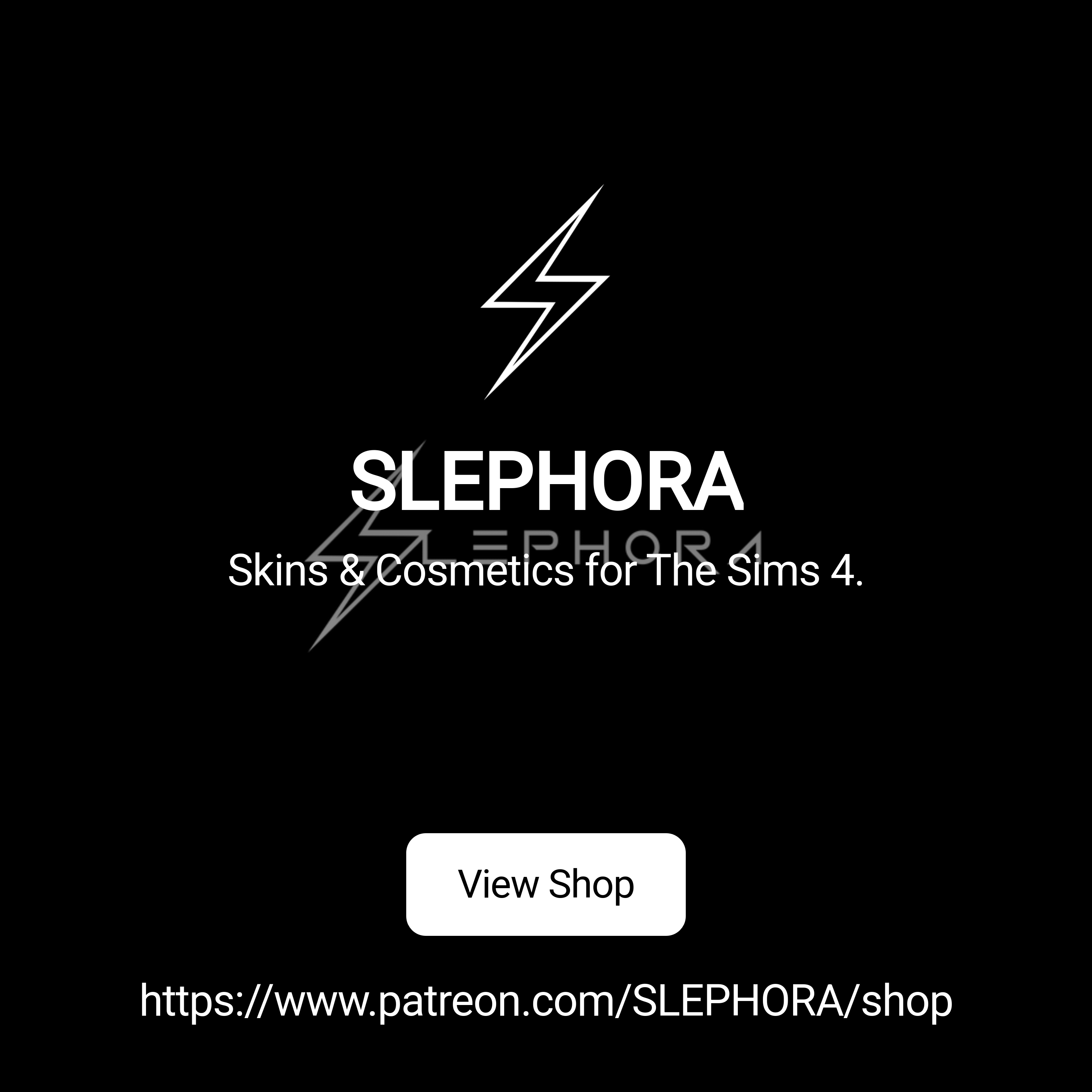 SLEPHORA | Skins & Cosmetics for The Sims 4. | Patreon